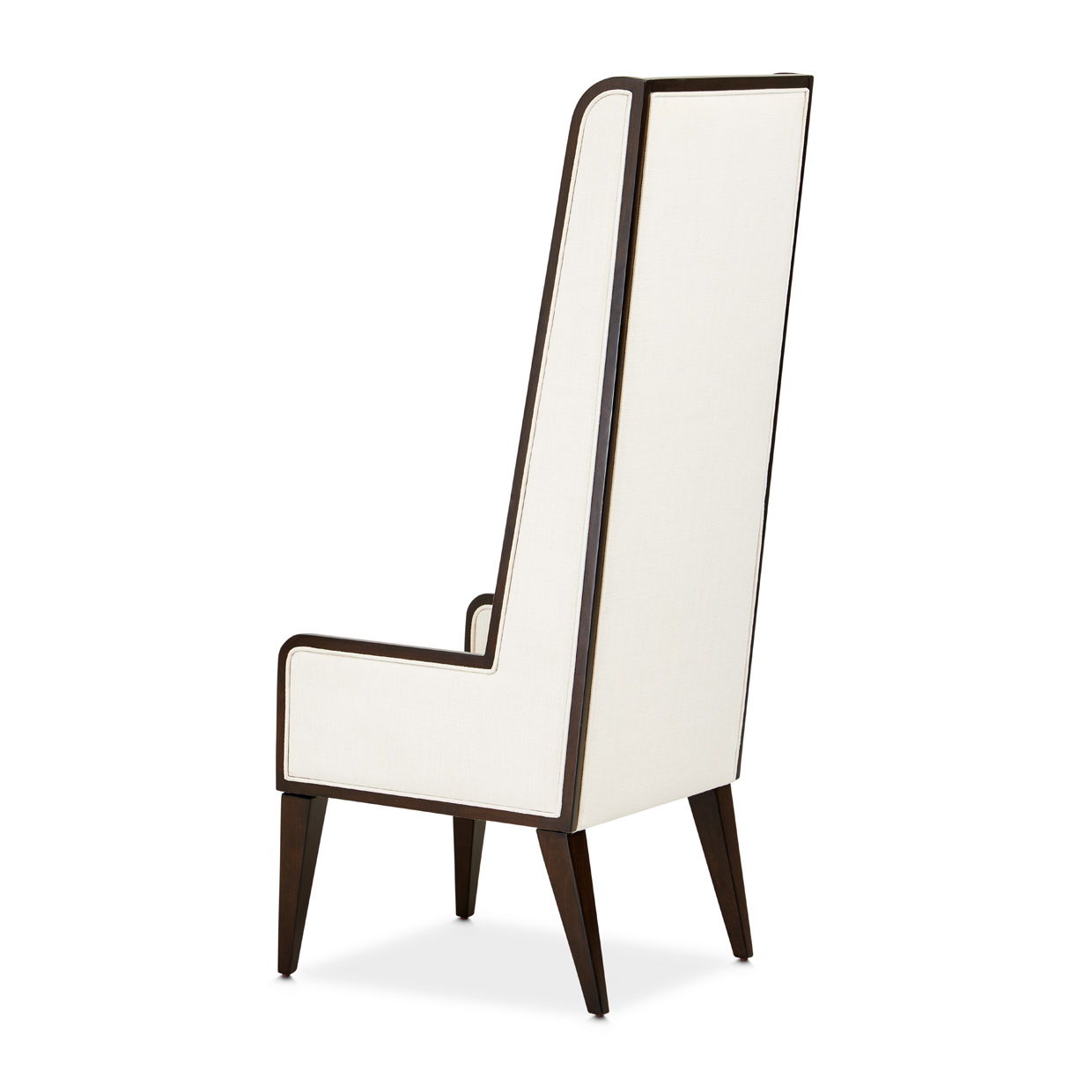 Belmont Place - Desk Chair - White / Dark Brown