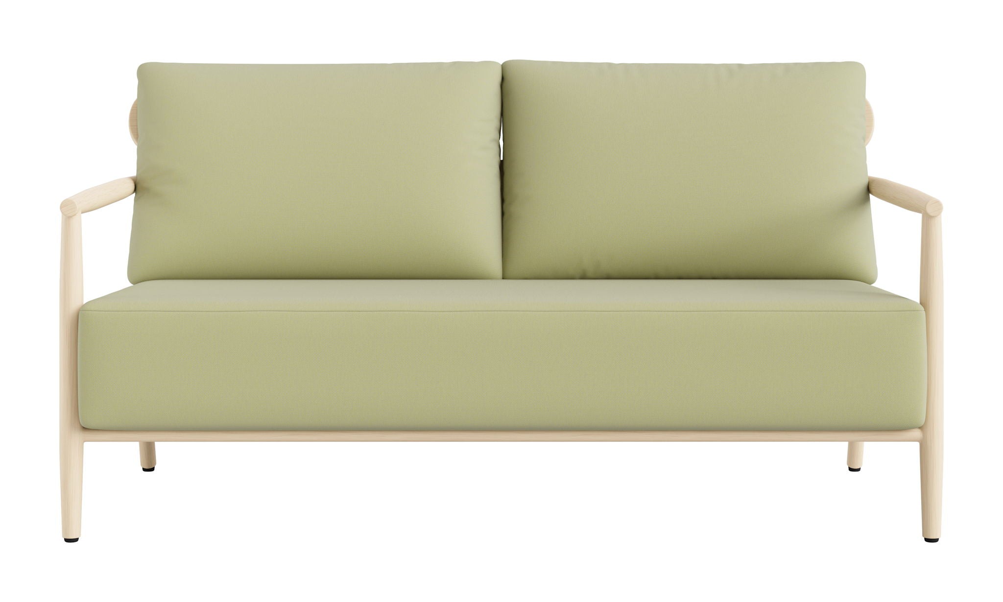 Sora - Loveseat - Green / Brown