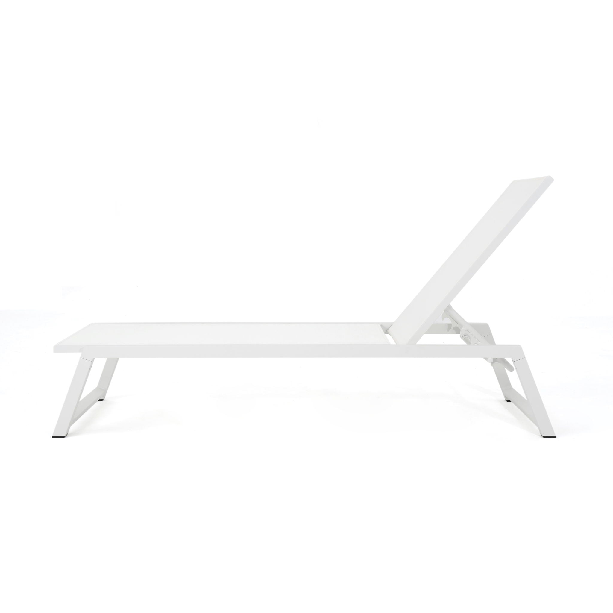 Myers - Modern Chaise Lounge Set With Adjustable Mesh Back