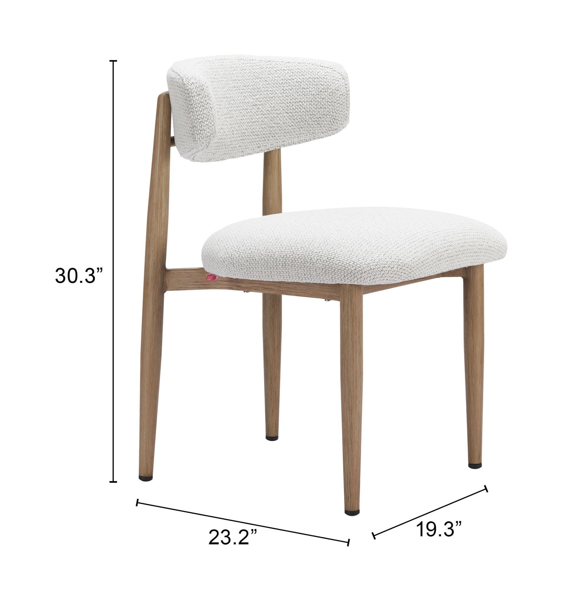 Bege - Outdoor Dining Chair - White