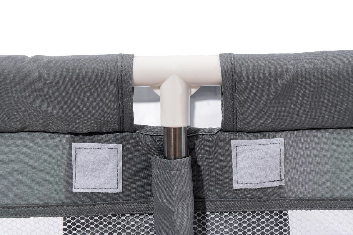 Fabric Baby Playpen, Baby Fence Play Area With Anti Slip Base - Gray - Best Buy Furniture