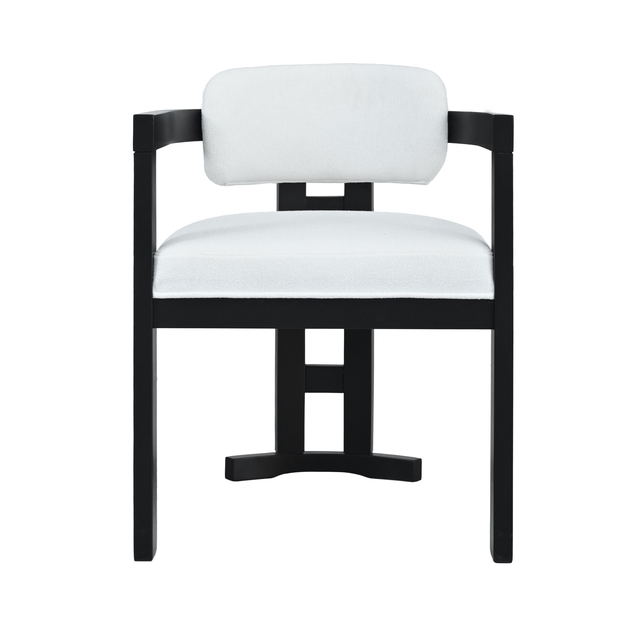 Stylish Indoor Upholstered Wood Dining Chair (Set of 2)