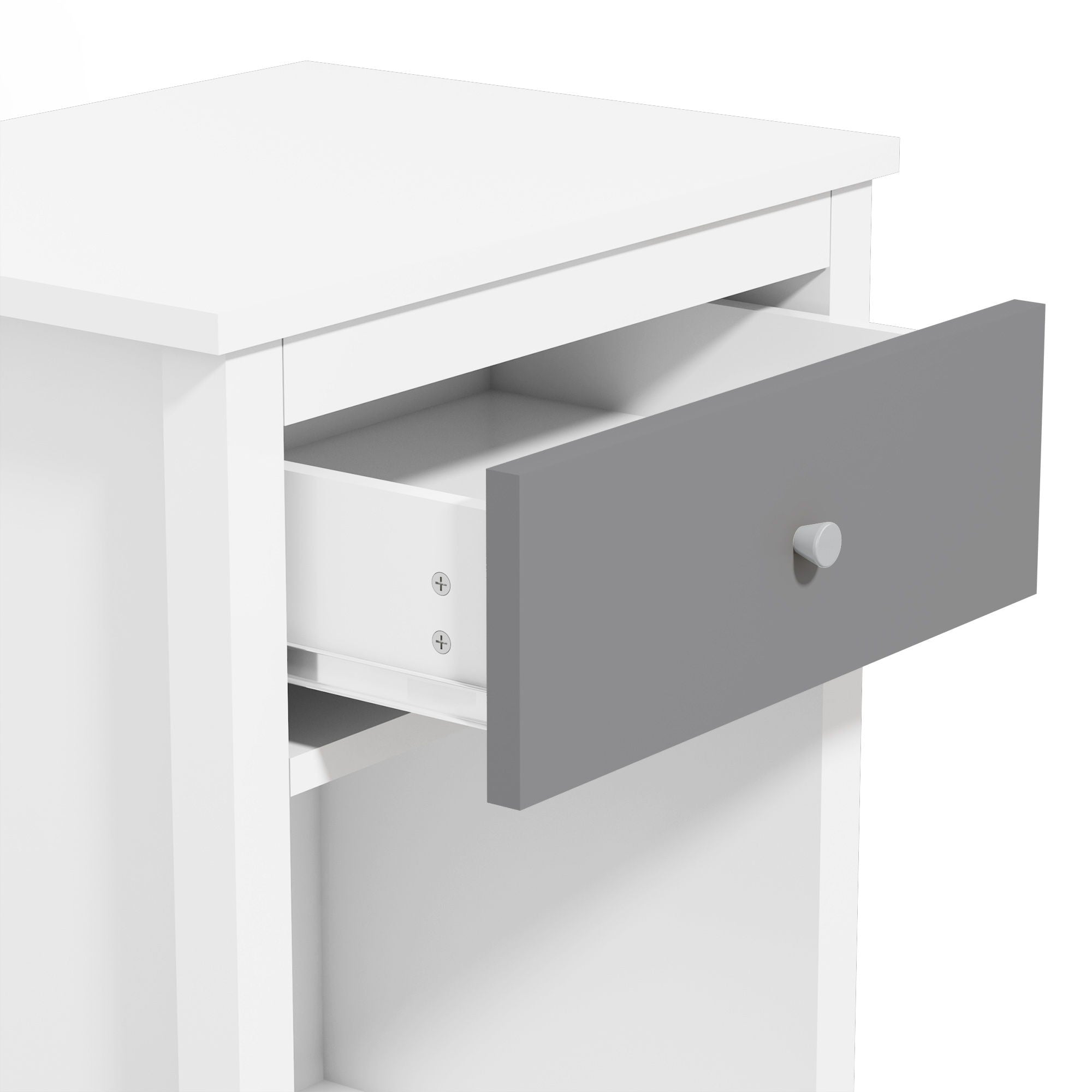 Nightstand With 1 Drawer 1 Shelf