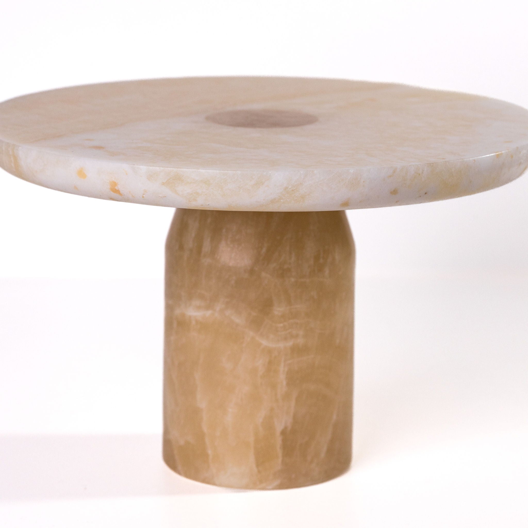 Marble Cakestand - Yellow Onyx