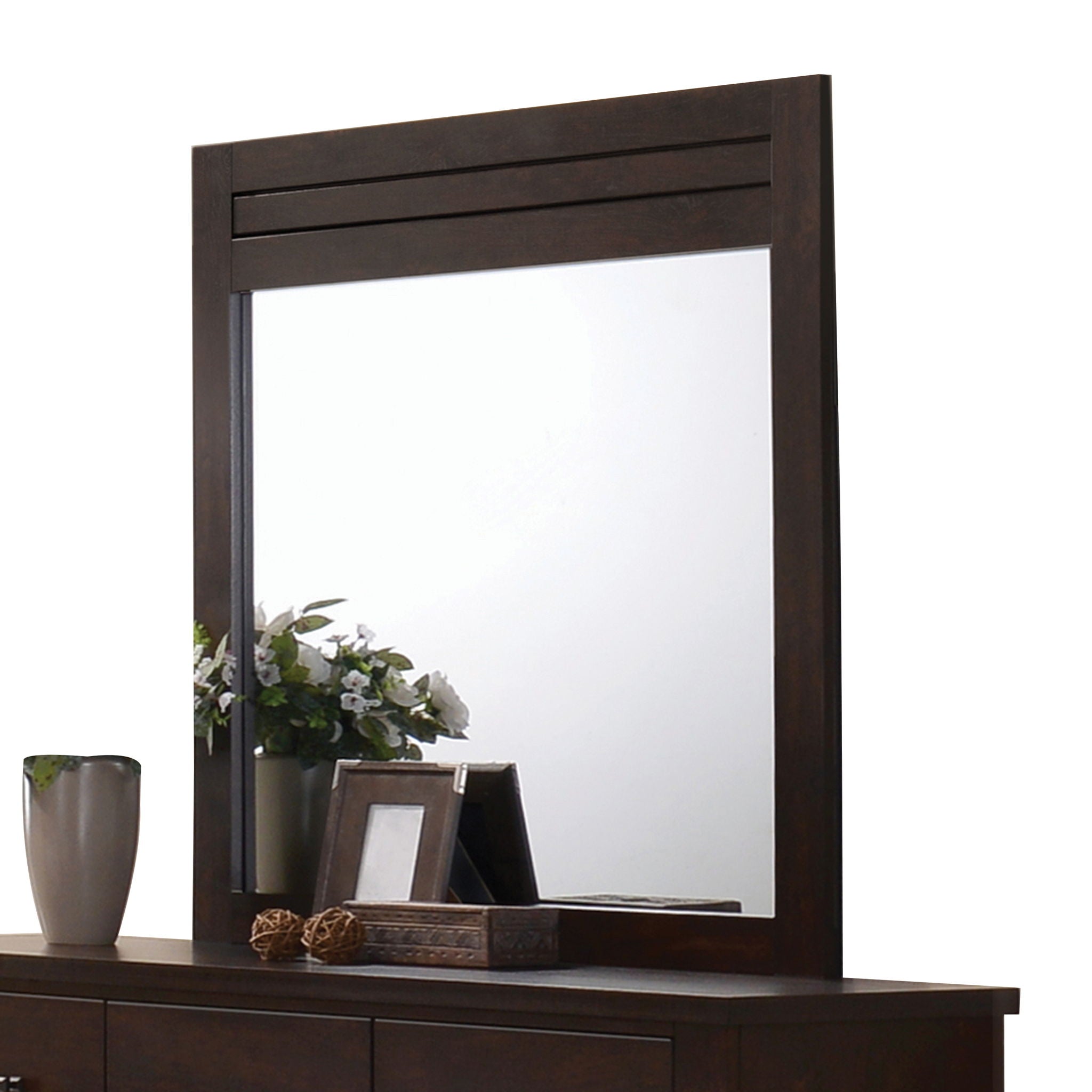 Panang - Mirror - Mahogany - Best Buy Furniture