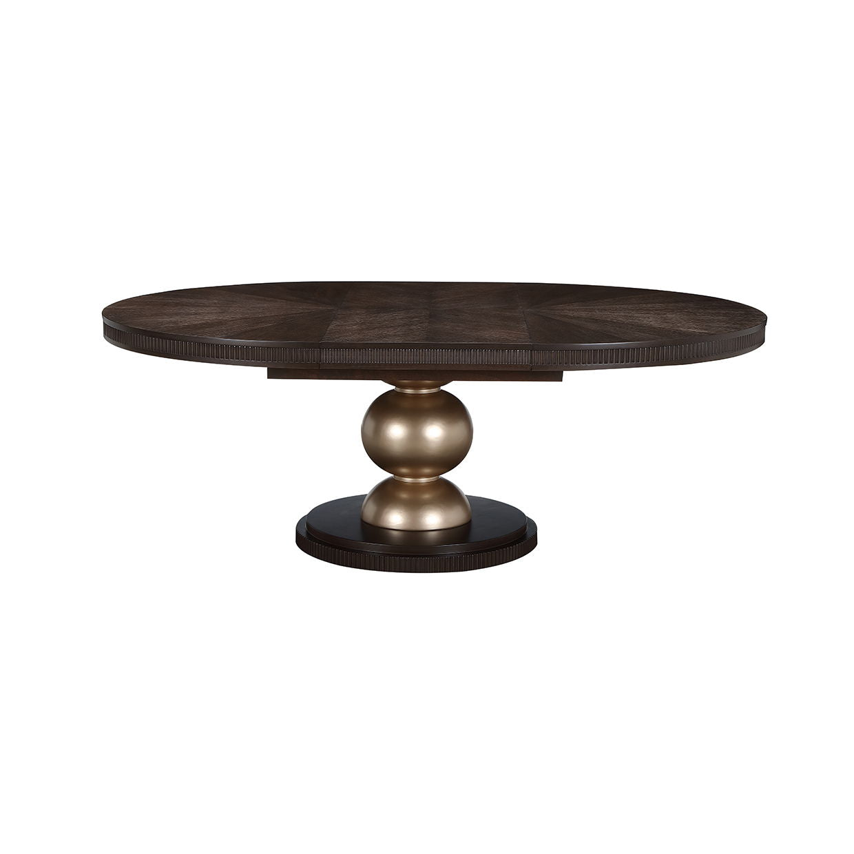 West Kensington - Oval Dining Table - Medium Espresso
