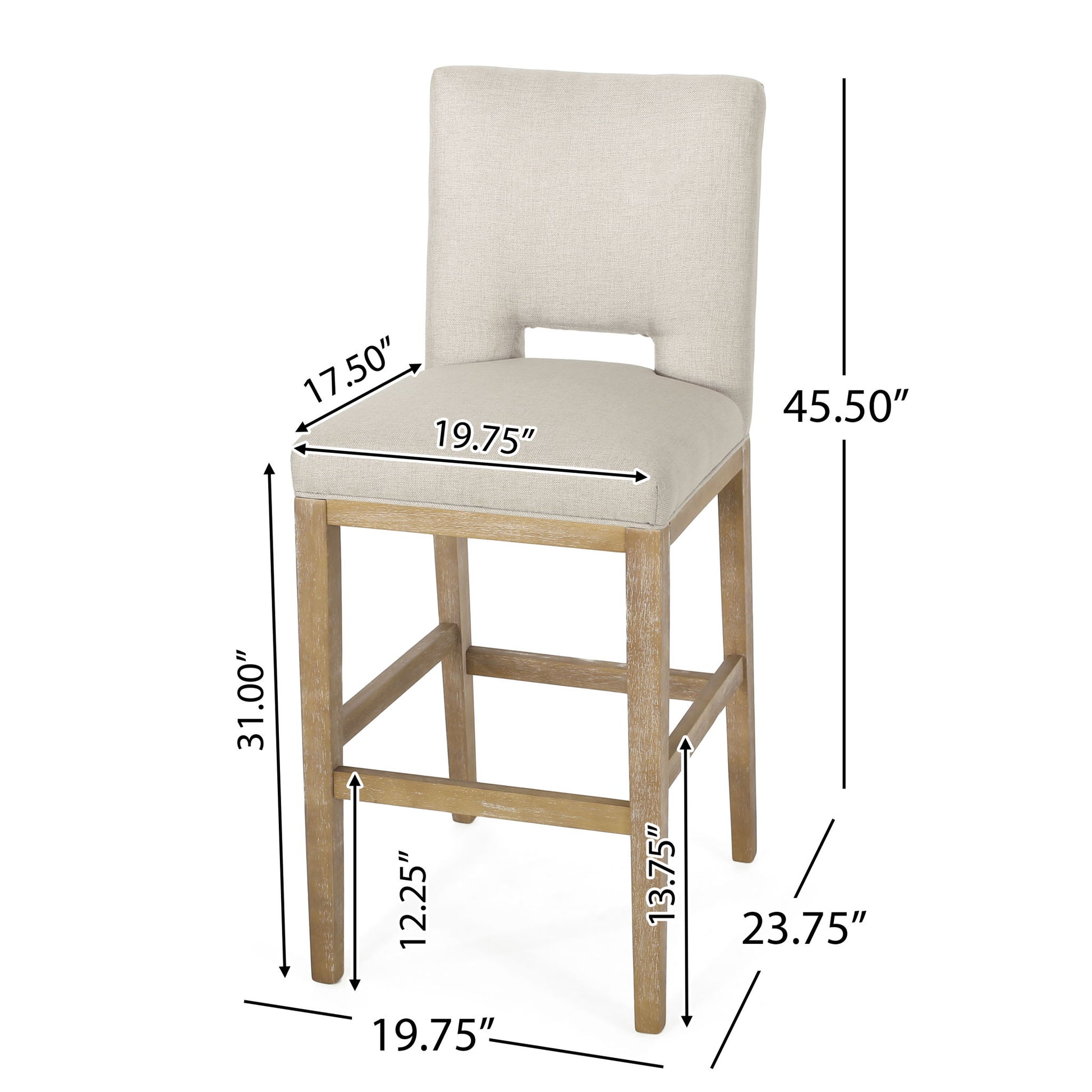 Counter Stools (Set of 2) - Wheat - Best Buy Furniture