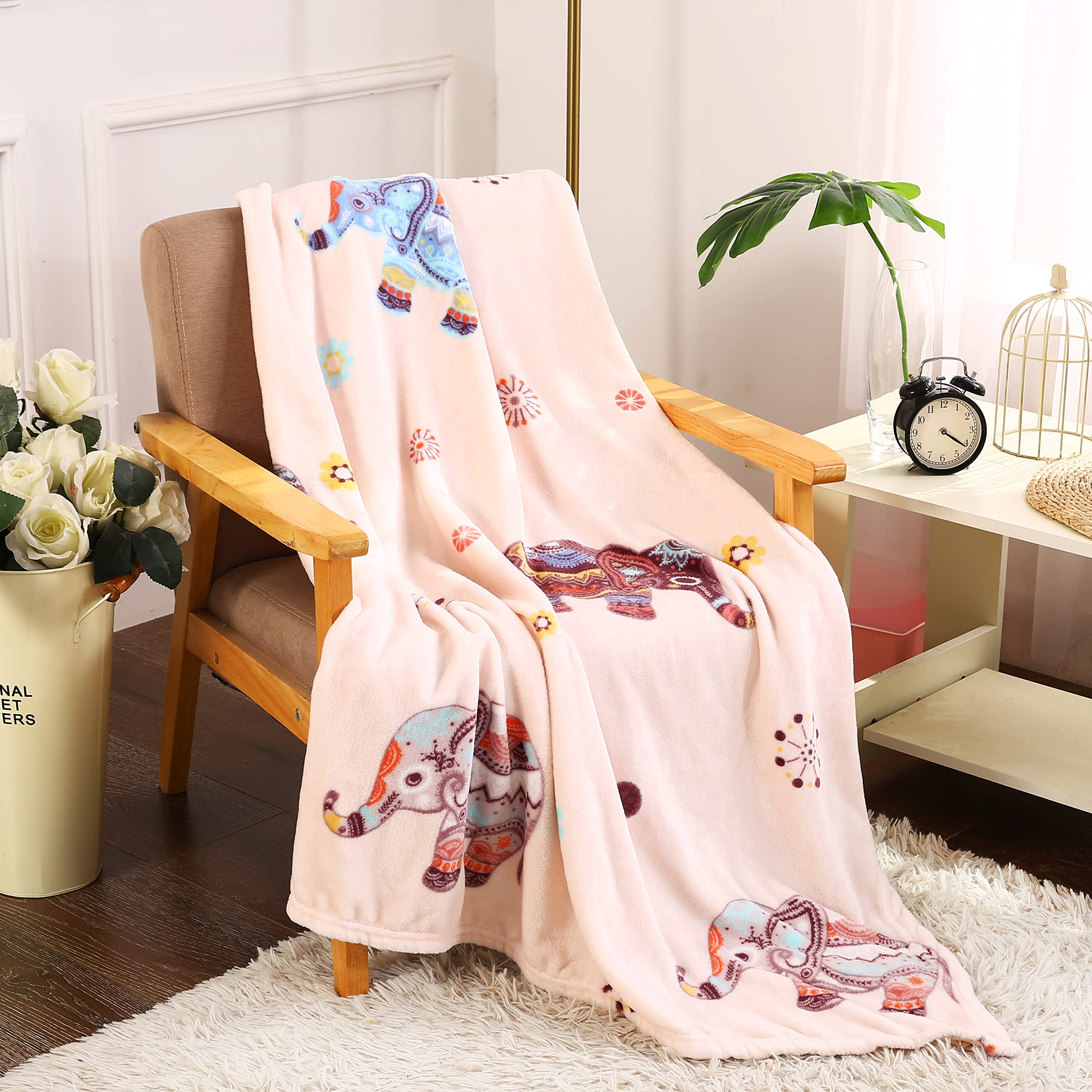 Decor&More Tropical Summer Novelty Velvet Fleece Throw Blanket (50" x 60") - Best Buy Furniture