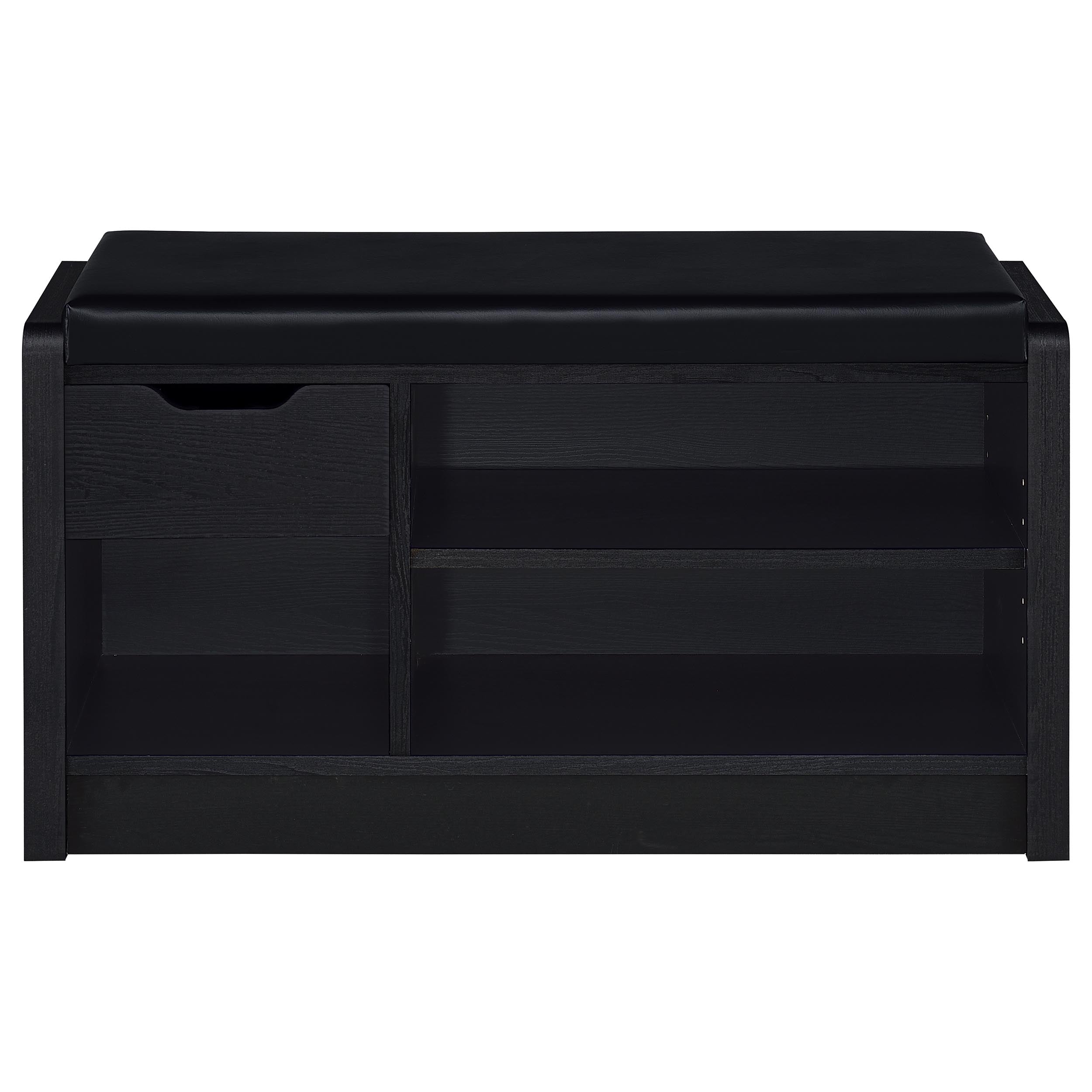 Arrington Storage Bench Black-