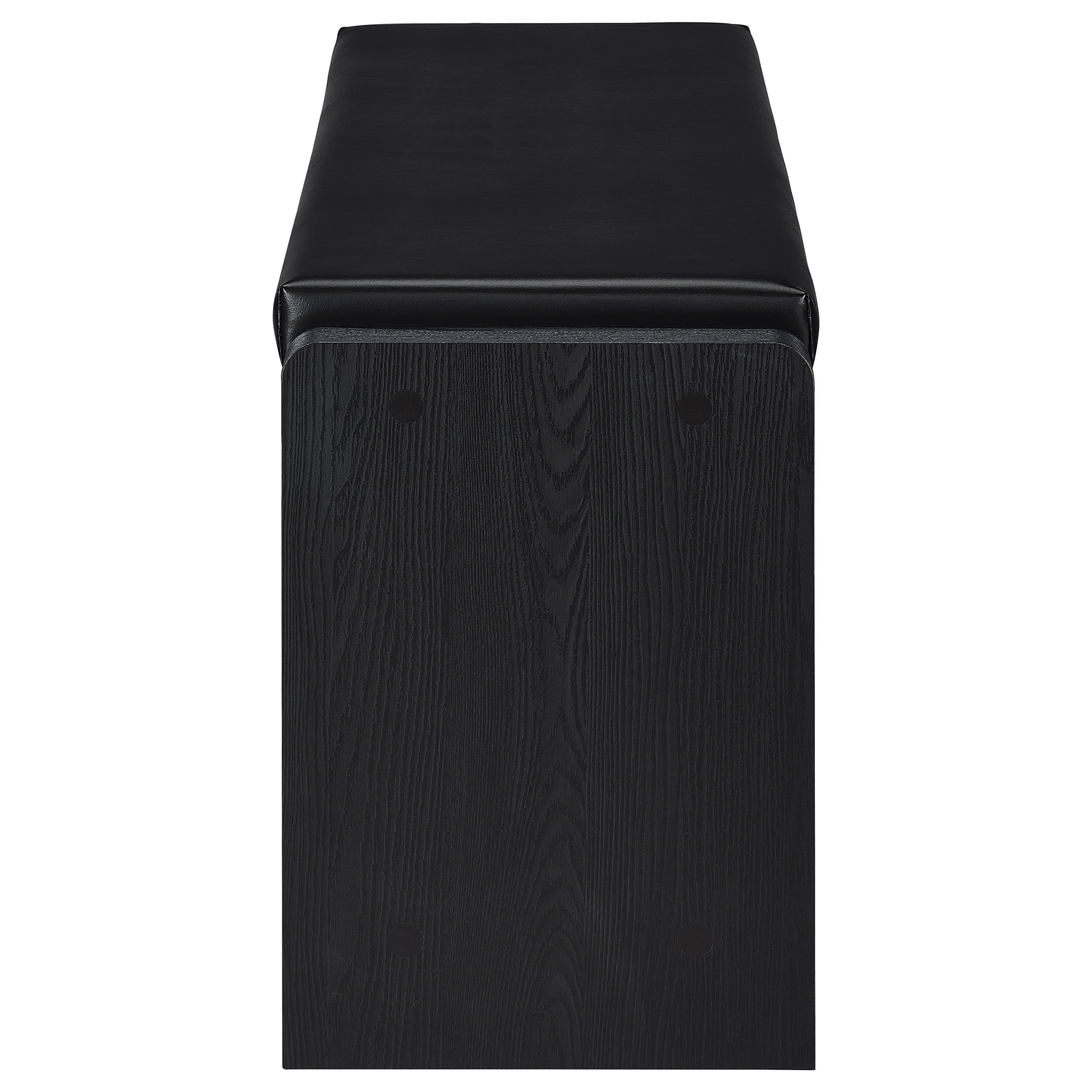 Arrington Storage Bench Black-