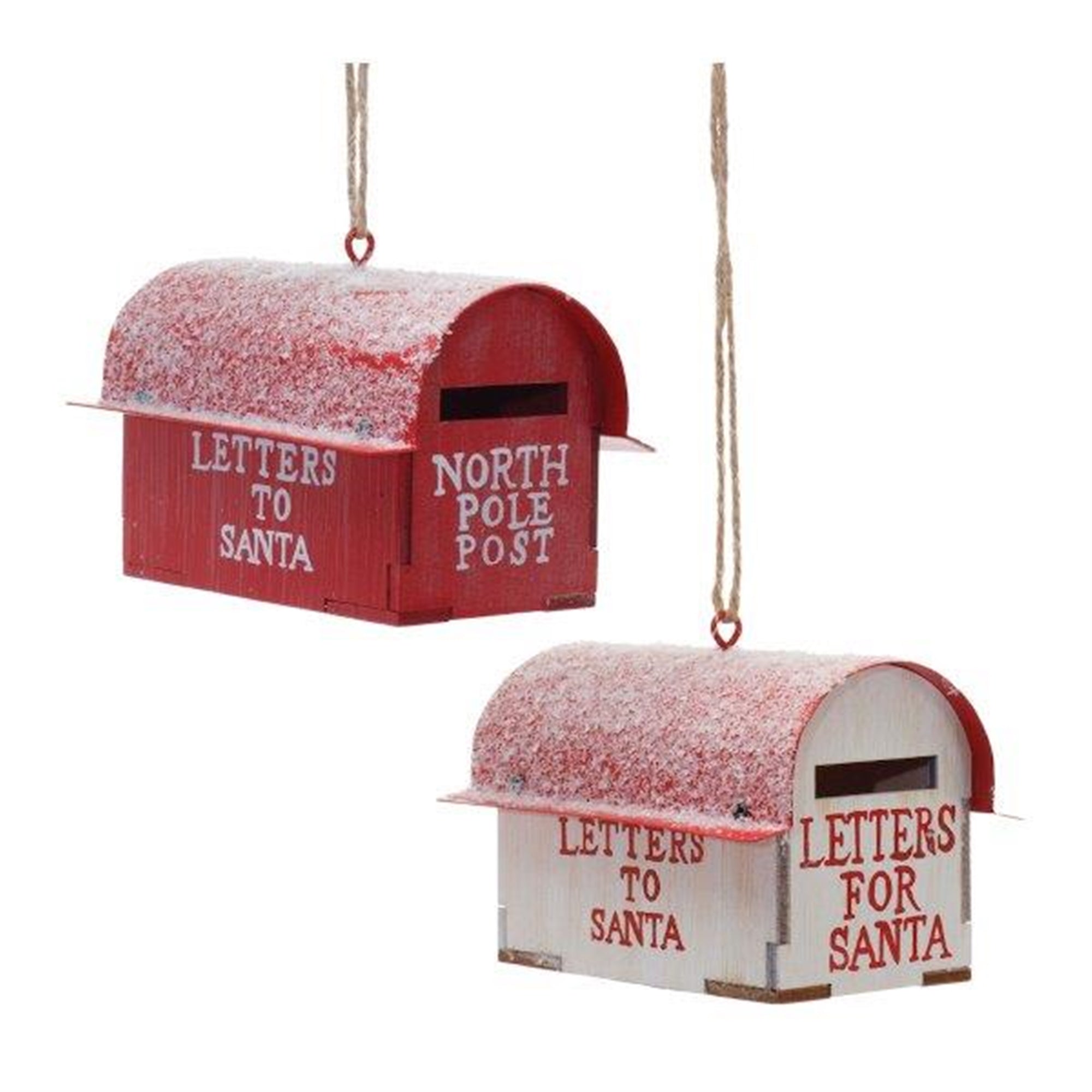 Frosted-Metal-Mailbox-Oranment-(Set-of-4)-Christmas-Ornaments
