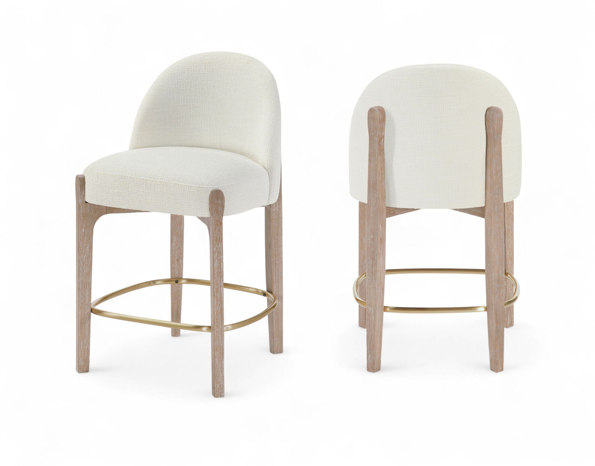 Torino - Counter Stool With Brushed Natural Base