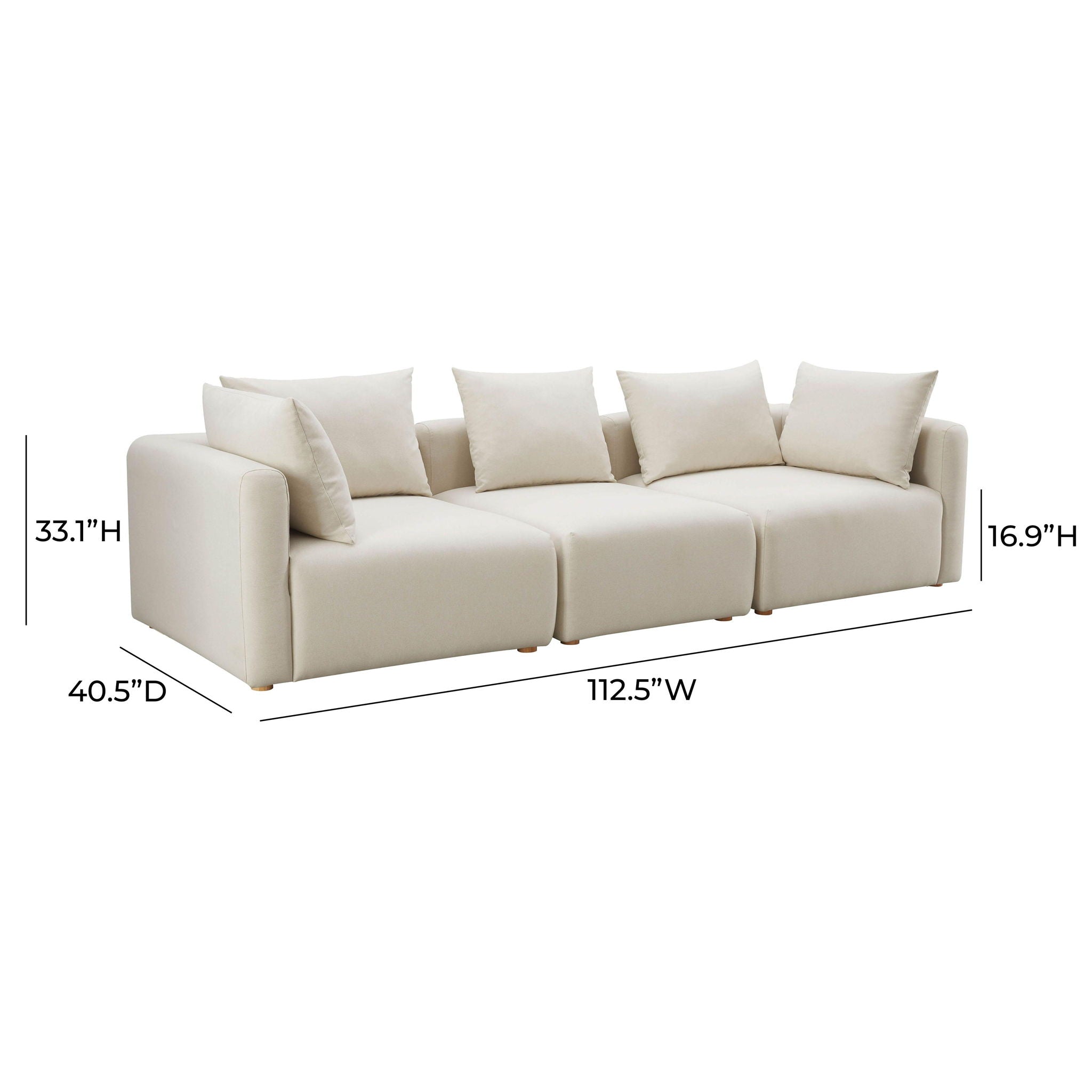Hangover - Linen Sofa - Cream