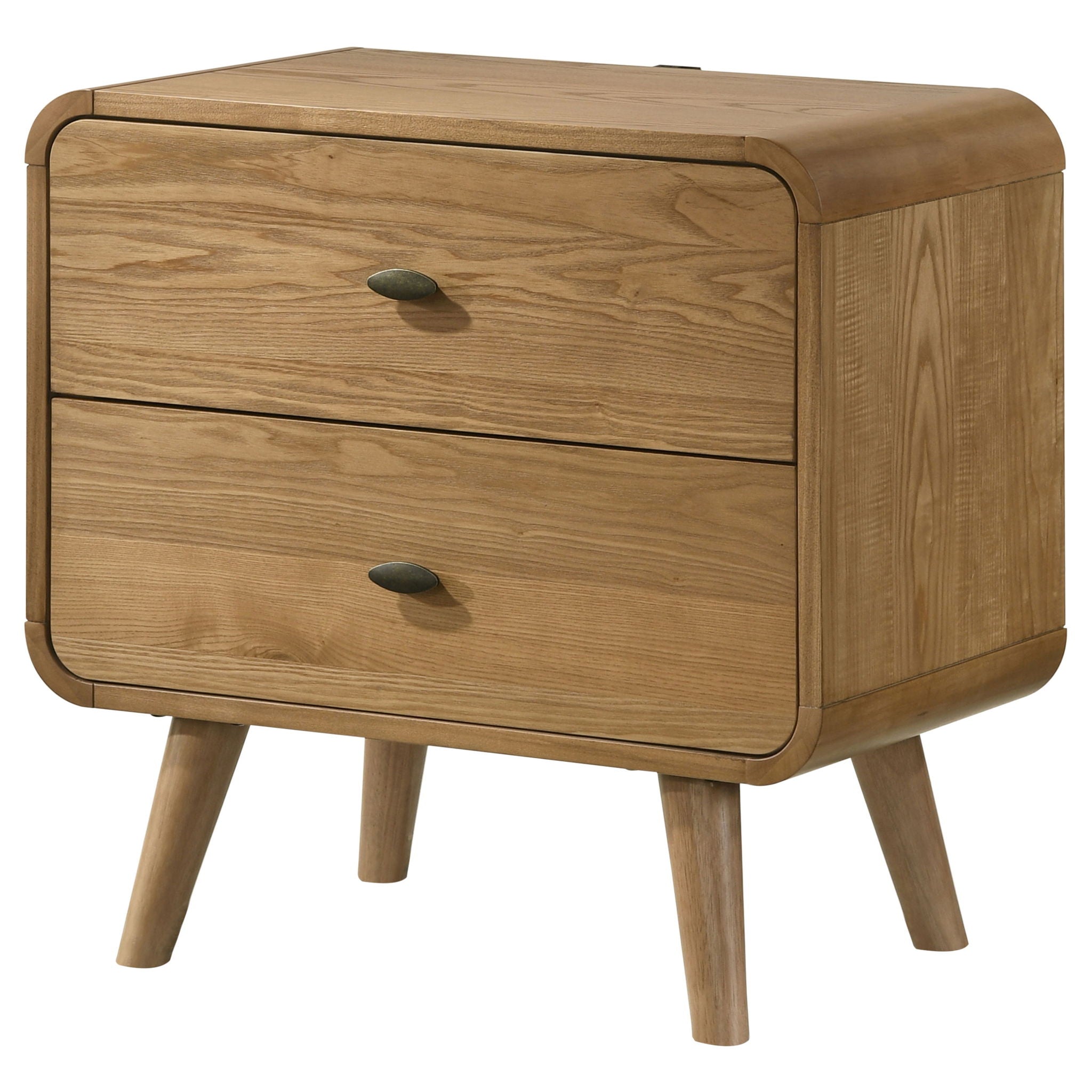 Winston - 2 Drawer Nightstand - Ash Brown