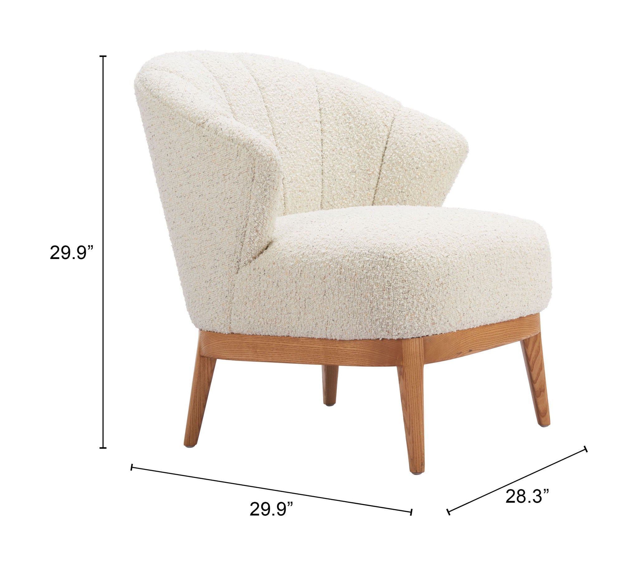 Leque - Accent Chair - Tawny Beige