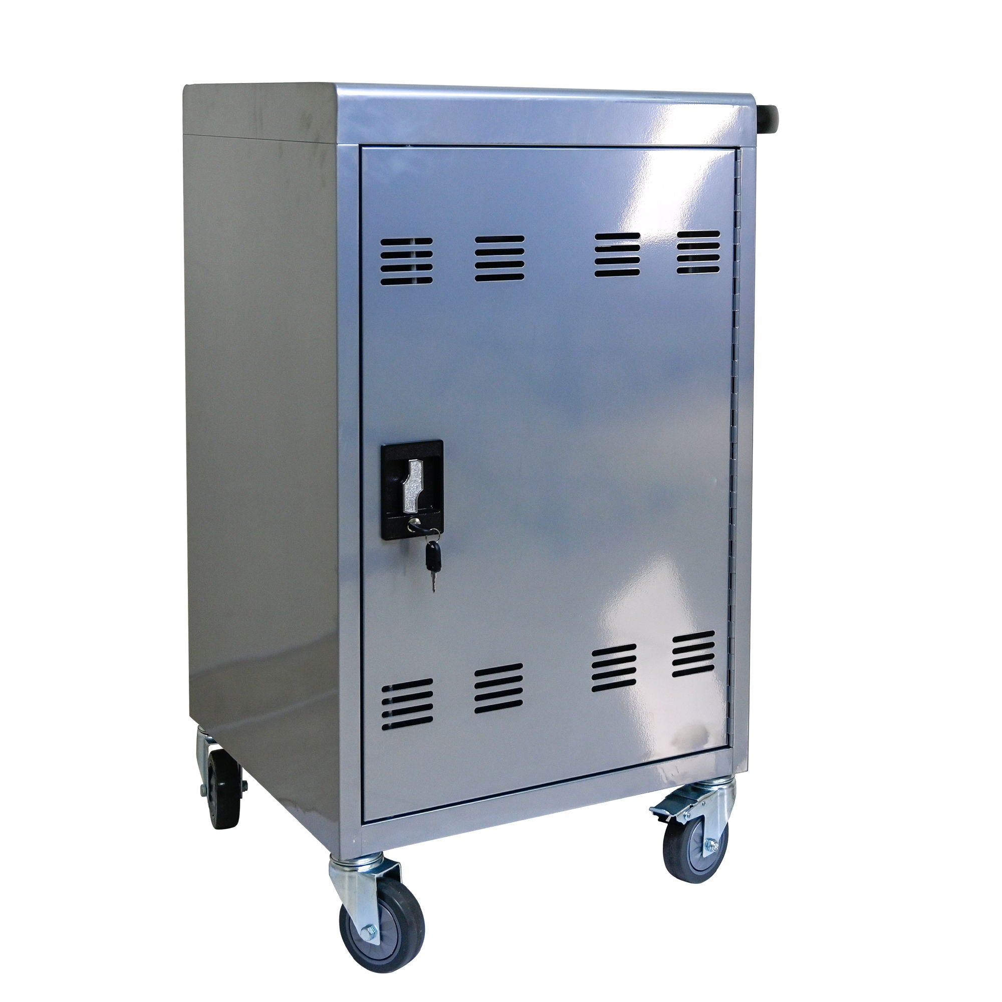 Mobile Charging Cart Station For Chromebook, Tablet And Laptop Computer With Power Strip Included