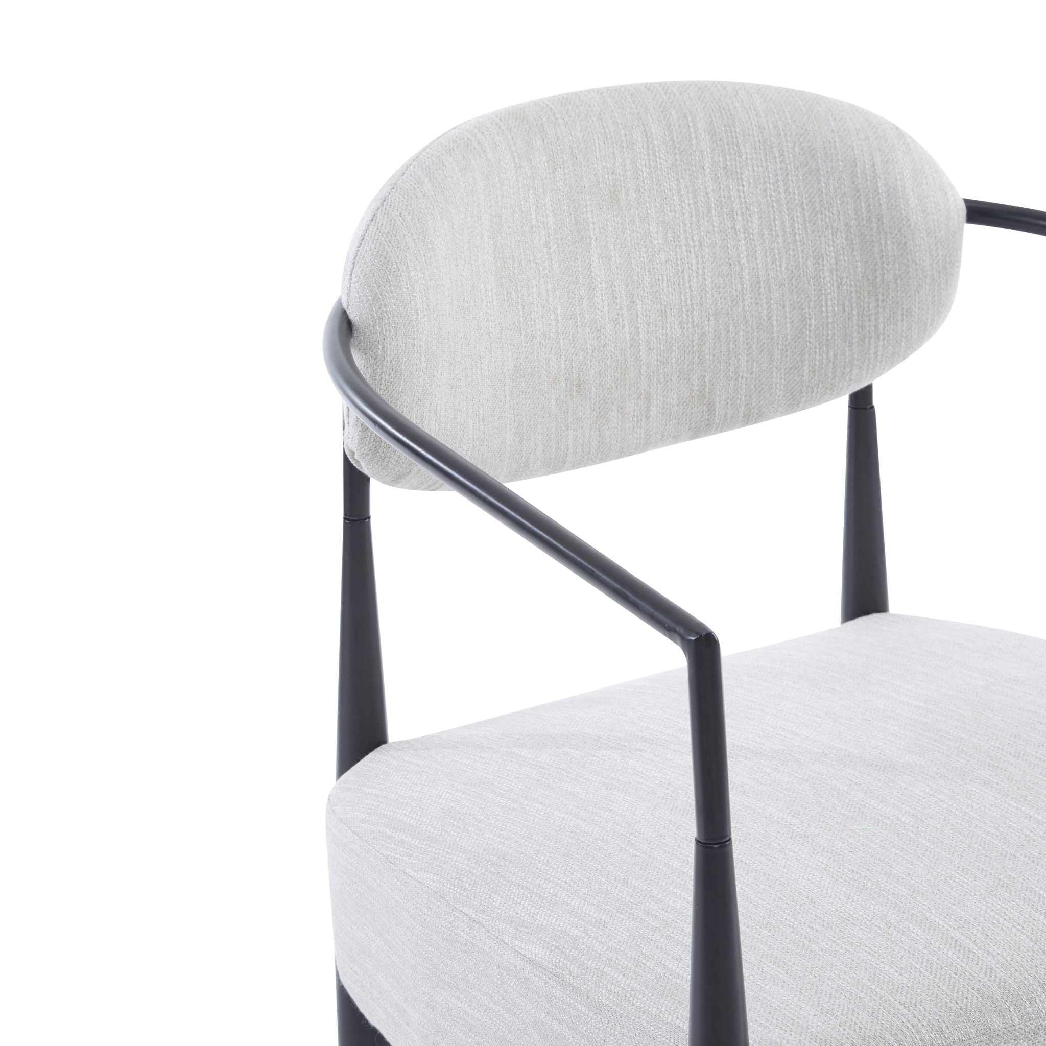 Modern Upholstered Accent Armchair With Pocket Spring Seat