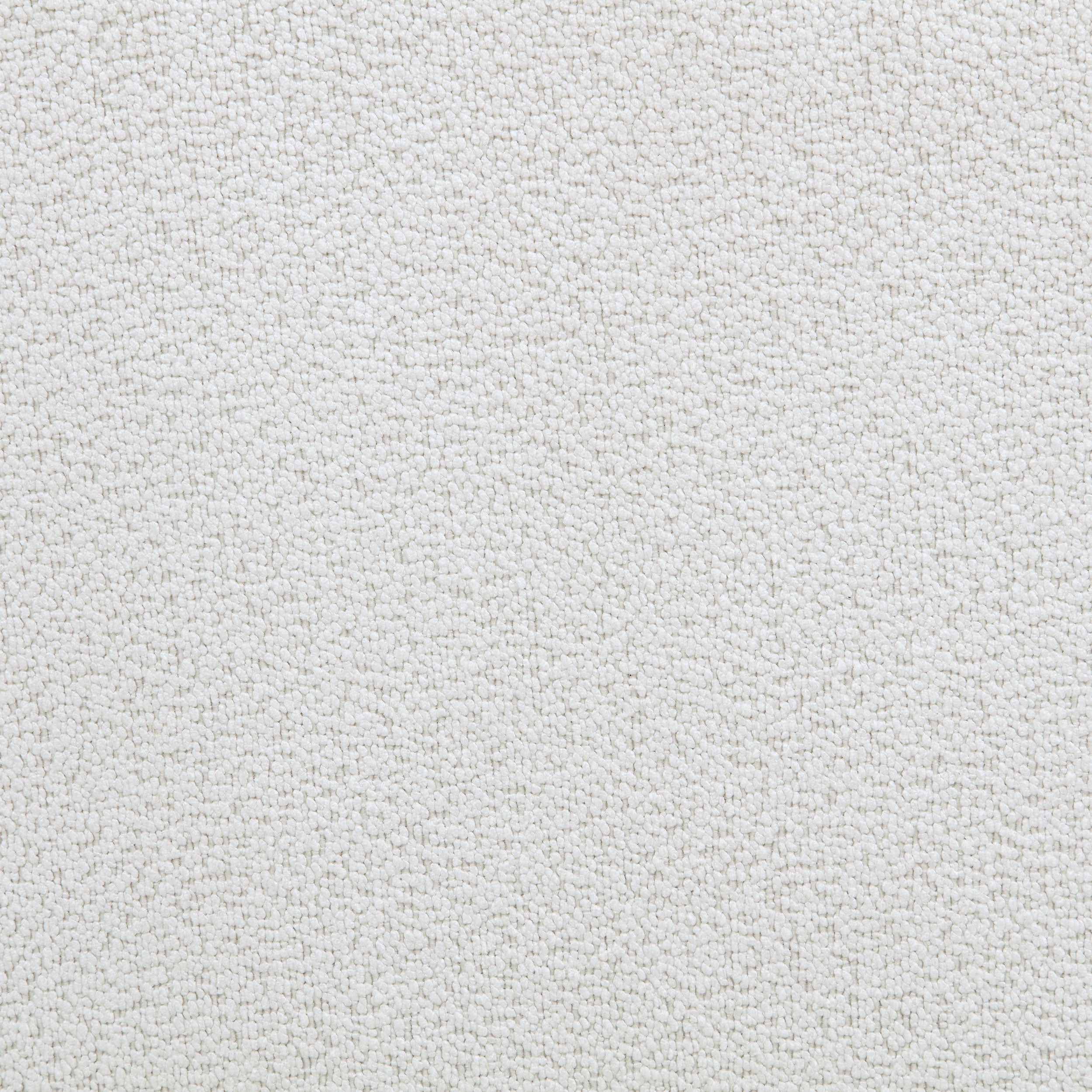 Remuda Boucle Upholstered Round Storage Ottoman Ivory-