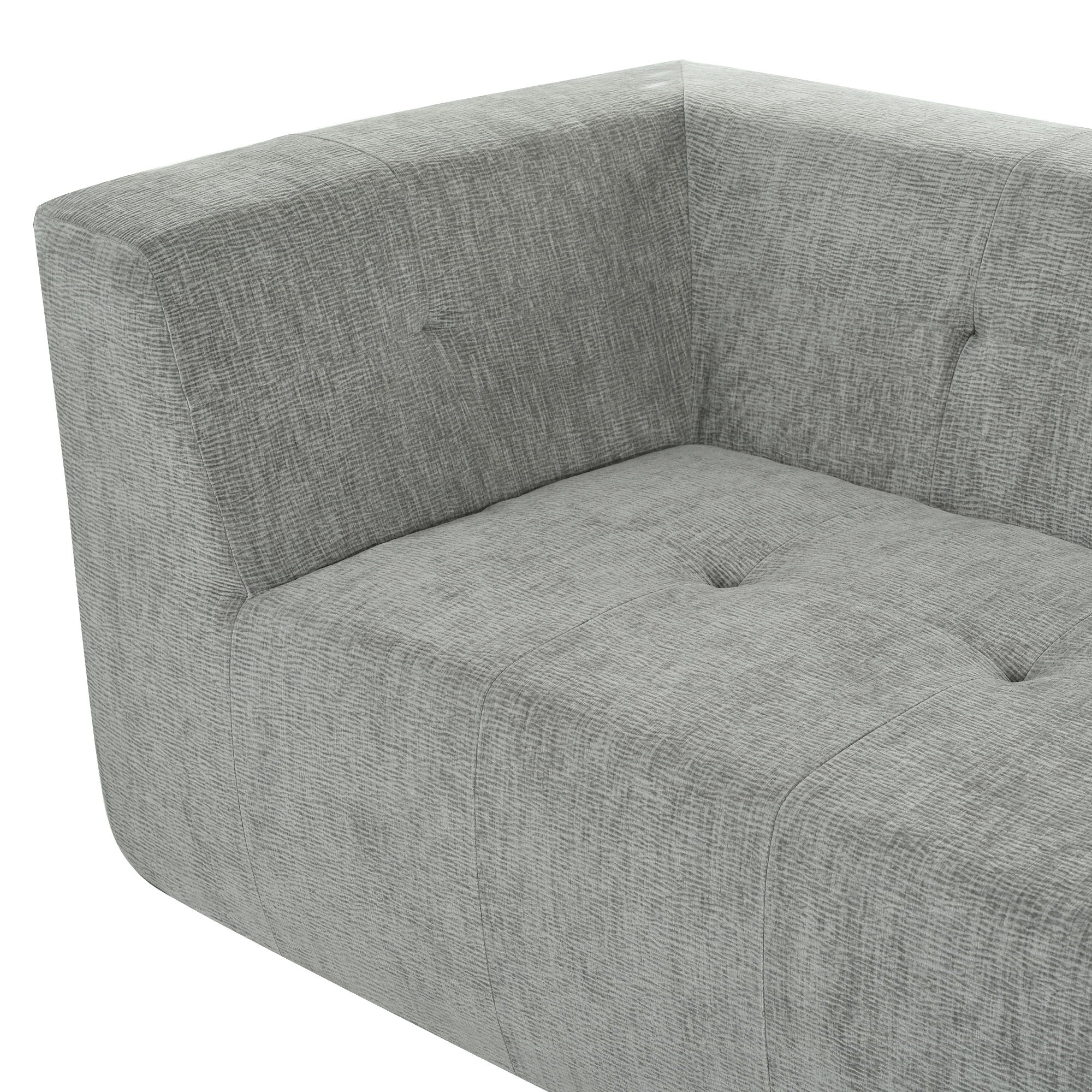 Modular Combination Living Room Sofa Set, Modern Minimalist Sofa, Living Room Upholstered Sofa Bed, Bedroom, 2 Pieces Computer Free Combination, L - Shaped