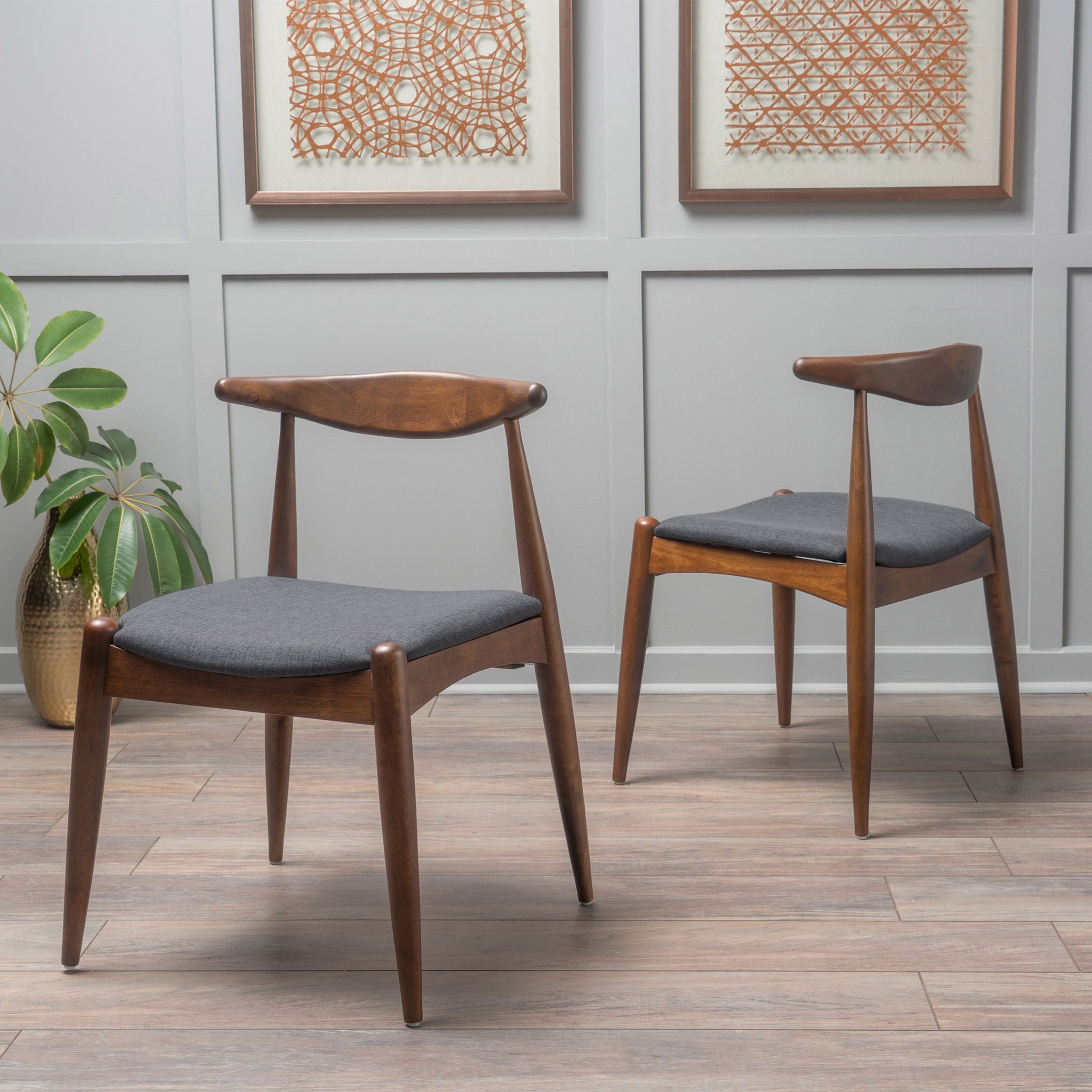 Candescent - Dining Chair With Curved Back (Set of 2)