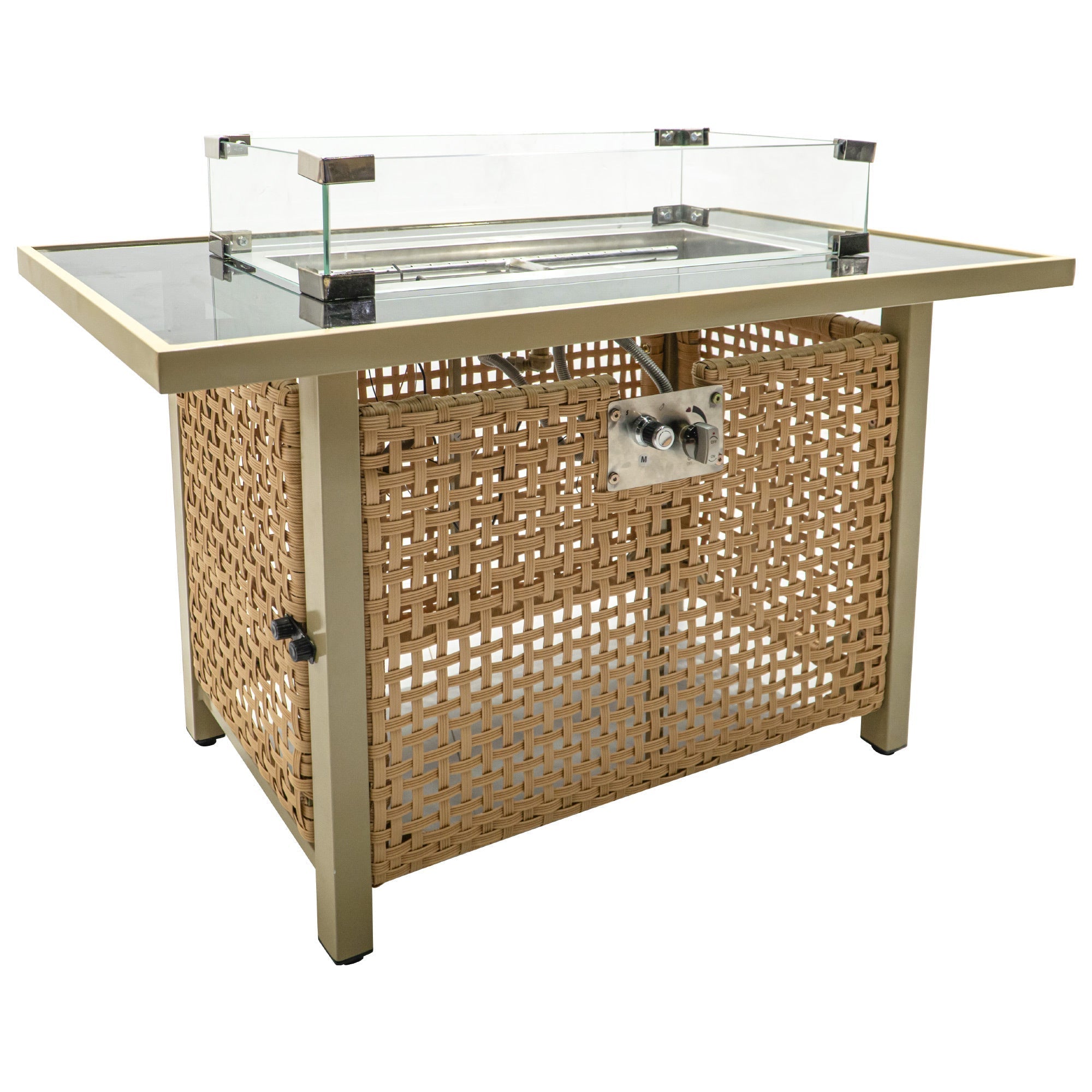 K&K 43' Propane Gas Fire Pit Table
