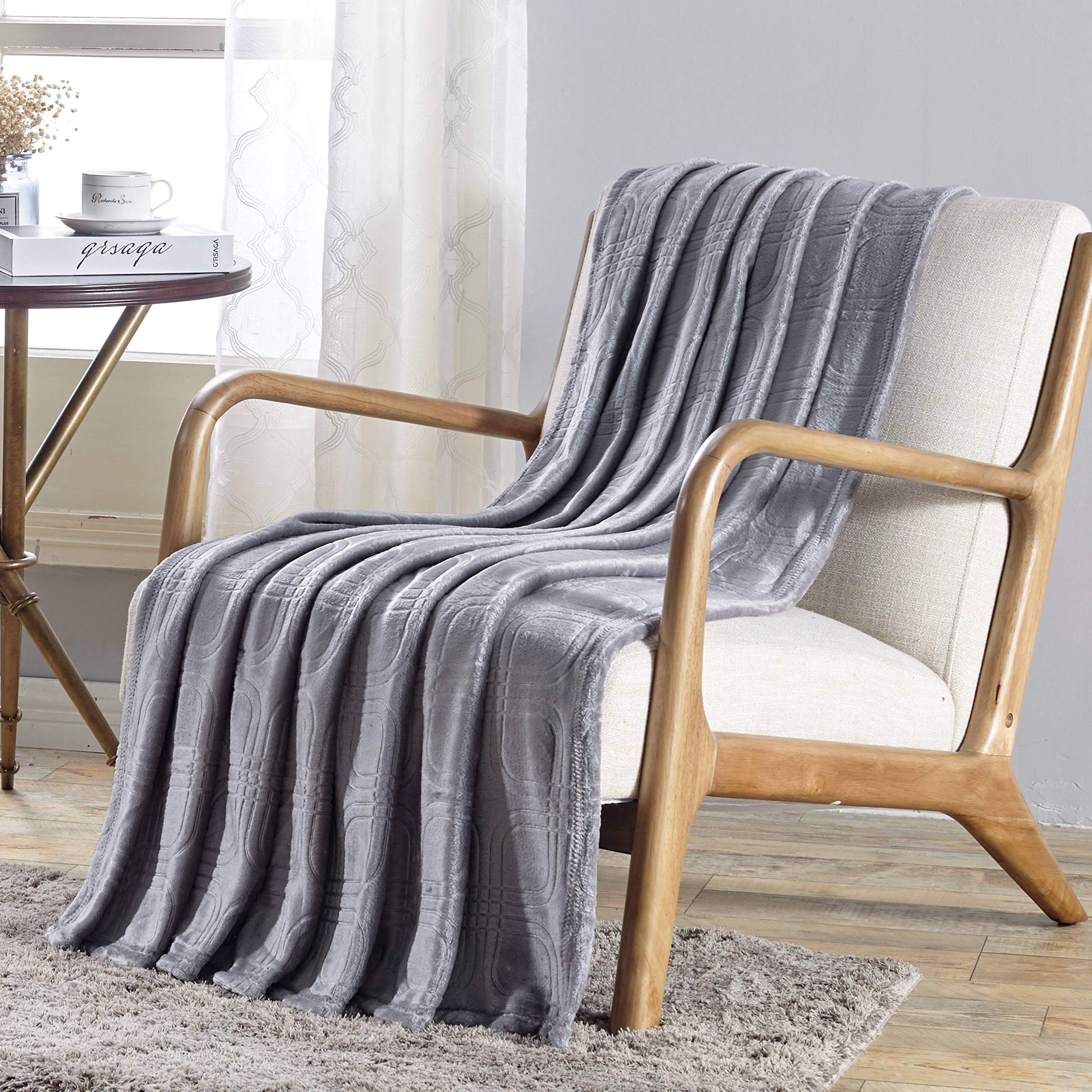 Faith, Hope, Love Home Decor Mariposa Embossed Ultra Lush Throw Blanket - Best Buy Furniture