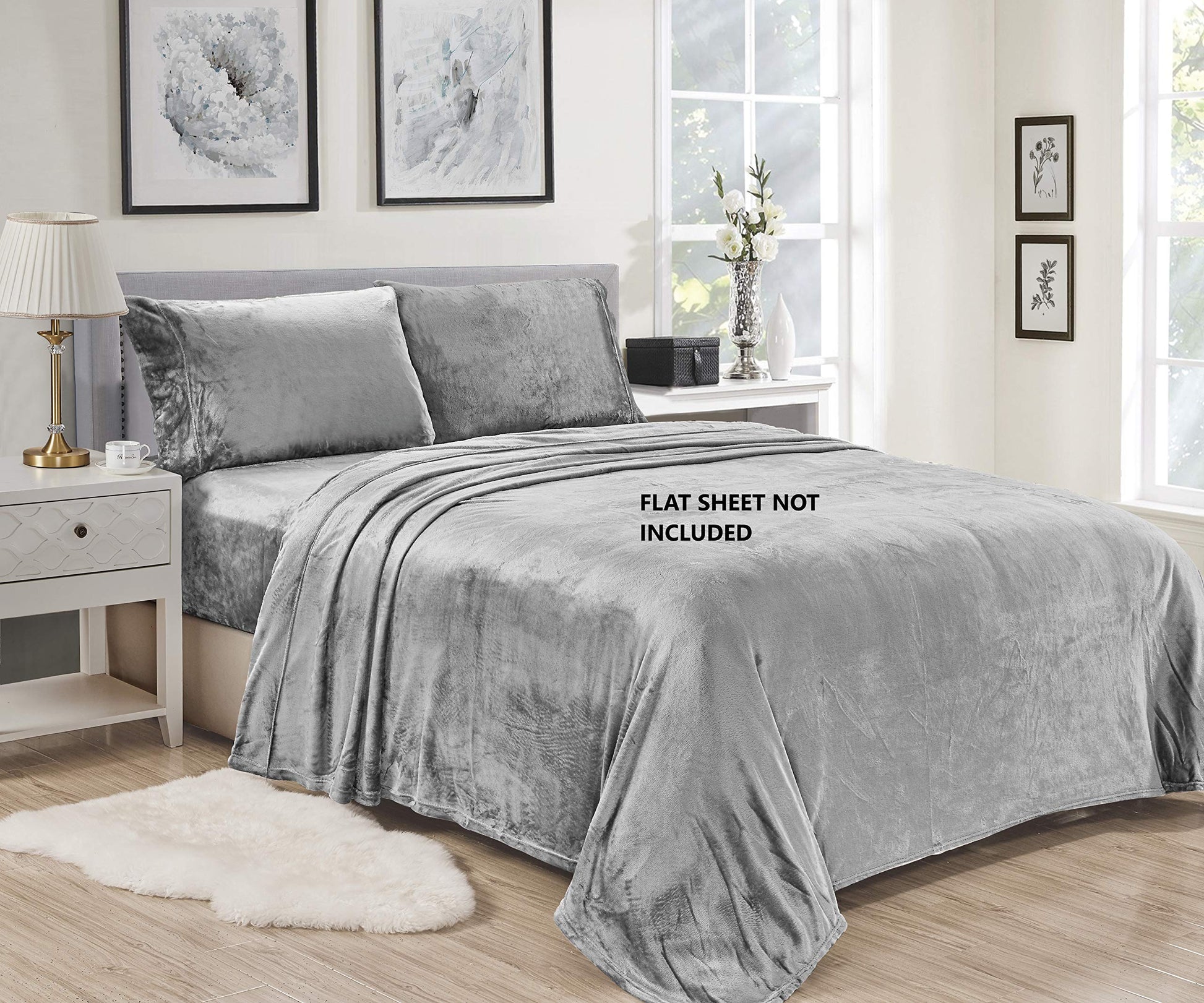 Faith, Hope, Love Home Decor Luxury Elegance Extra Soft Velvet Touch Microplush Sheet Set - Best Buy Furniture