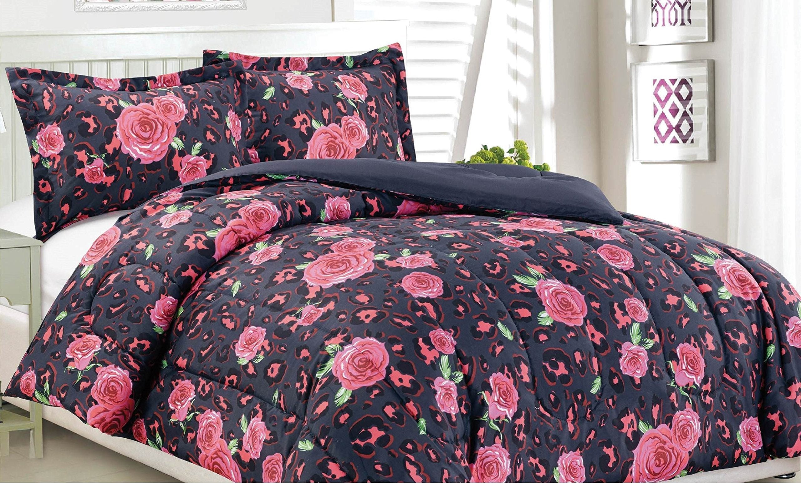 Faith, Hope, Love Home Decor Ultra Soft 3 Piece Full/Queen Size Reversible Comforter Set - Best Buy Furniture