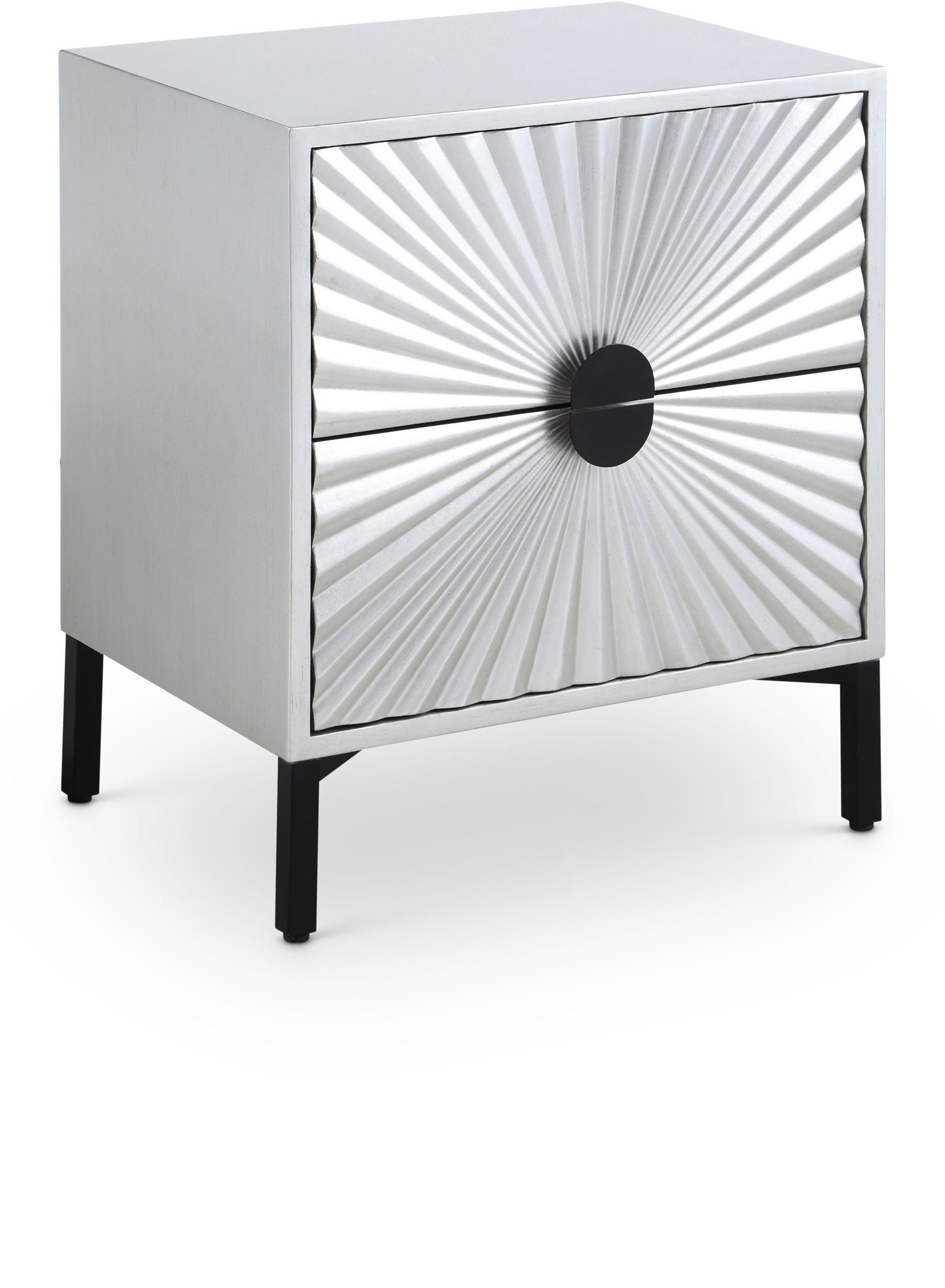 Glitz - Side Table - Antique Silver