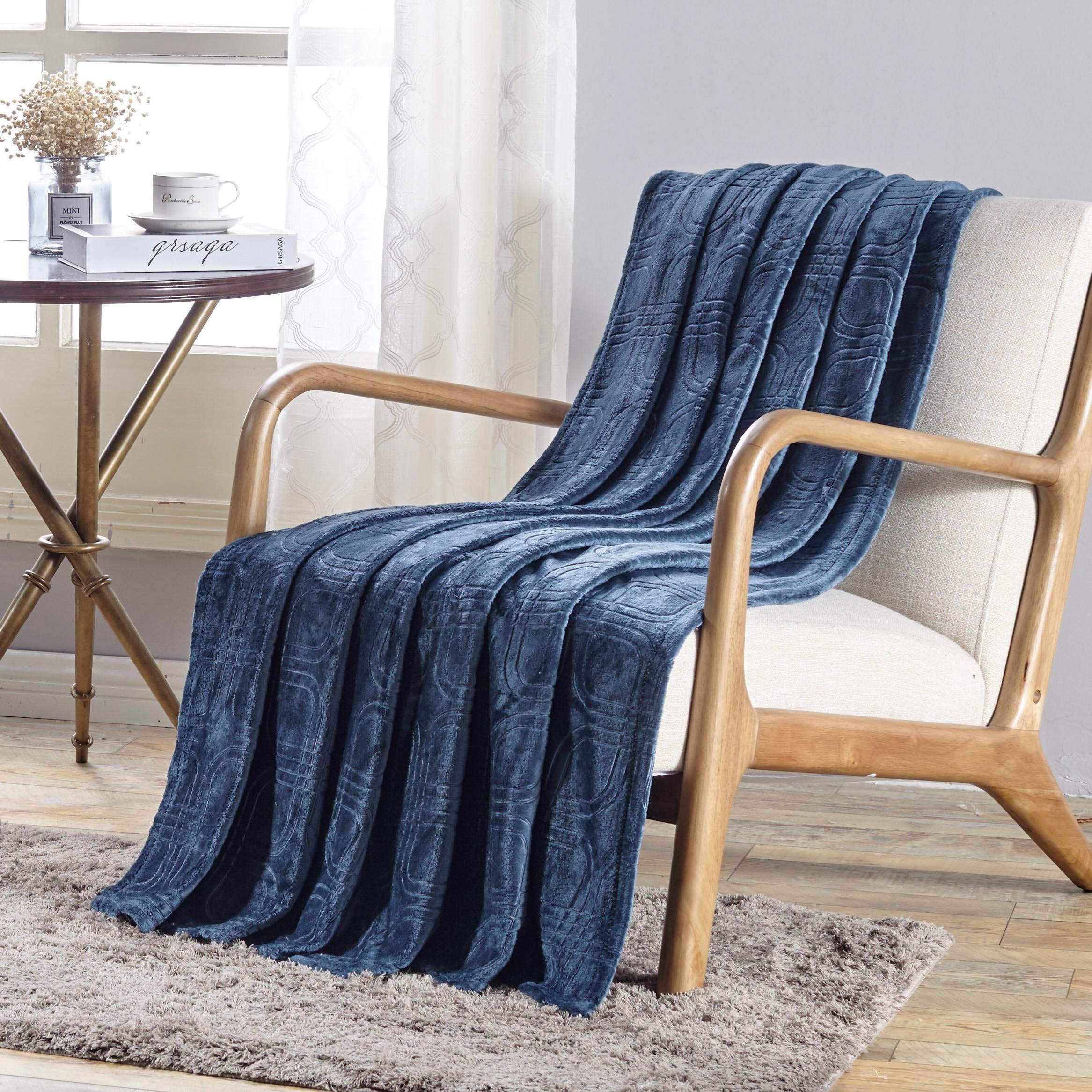 Faith, Hope, Love Home Decor Mariposa Embossed Ultra Lush Throw Blanket - Best Buy Furniture