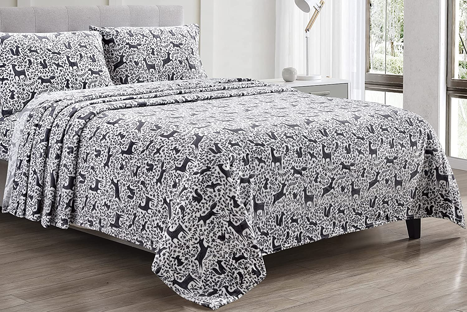 Luxury extra soft velvet touch microplush sheet set
