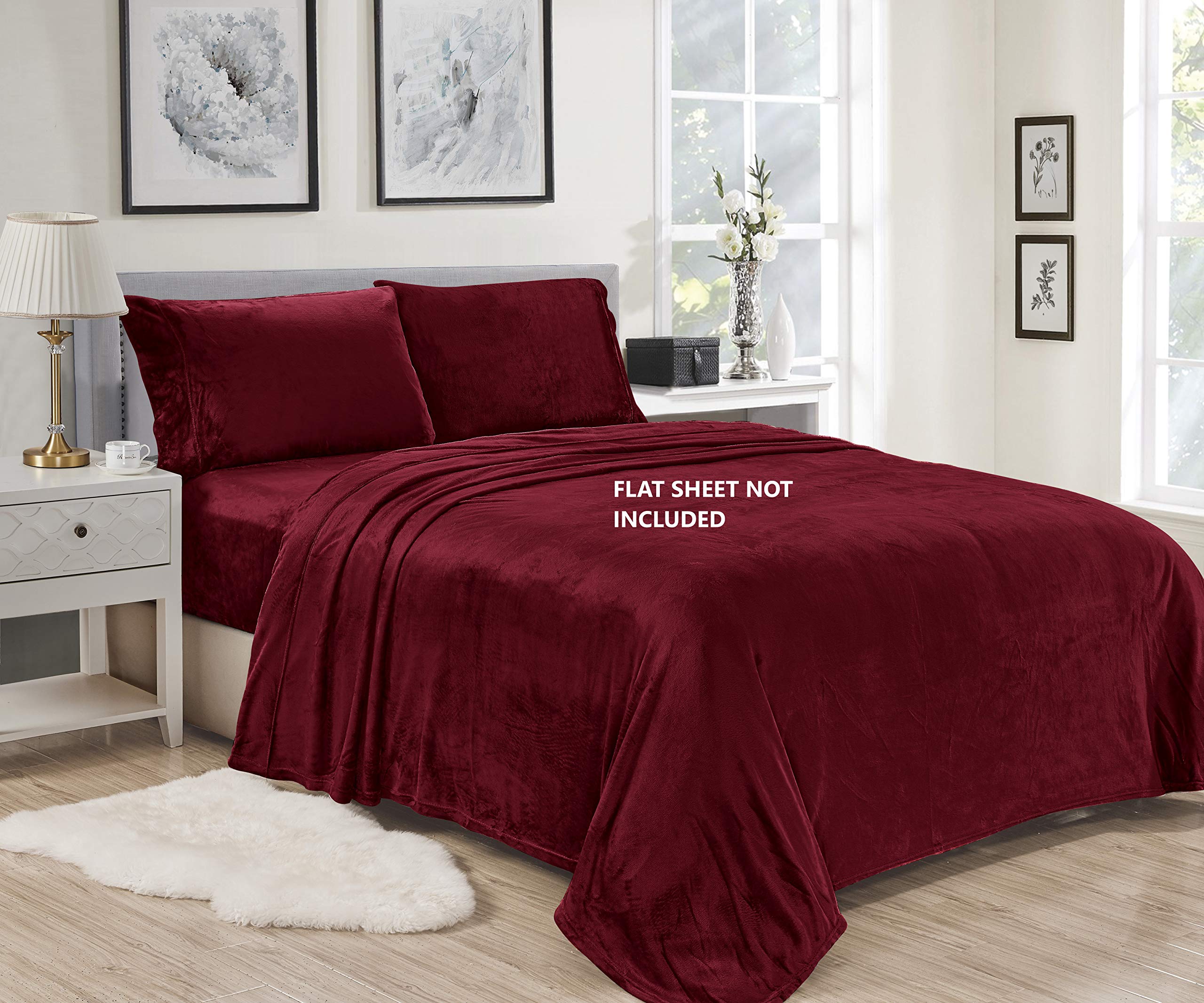 Faith, Hope, Love Home Decor Luxury Elegance Extra Soft Velvet Touch Microplush Sheet Set - Best Buy Furniture
