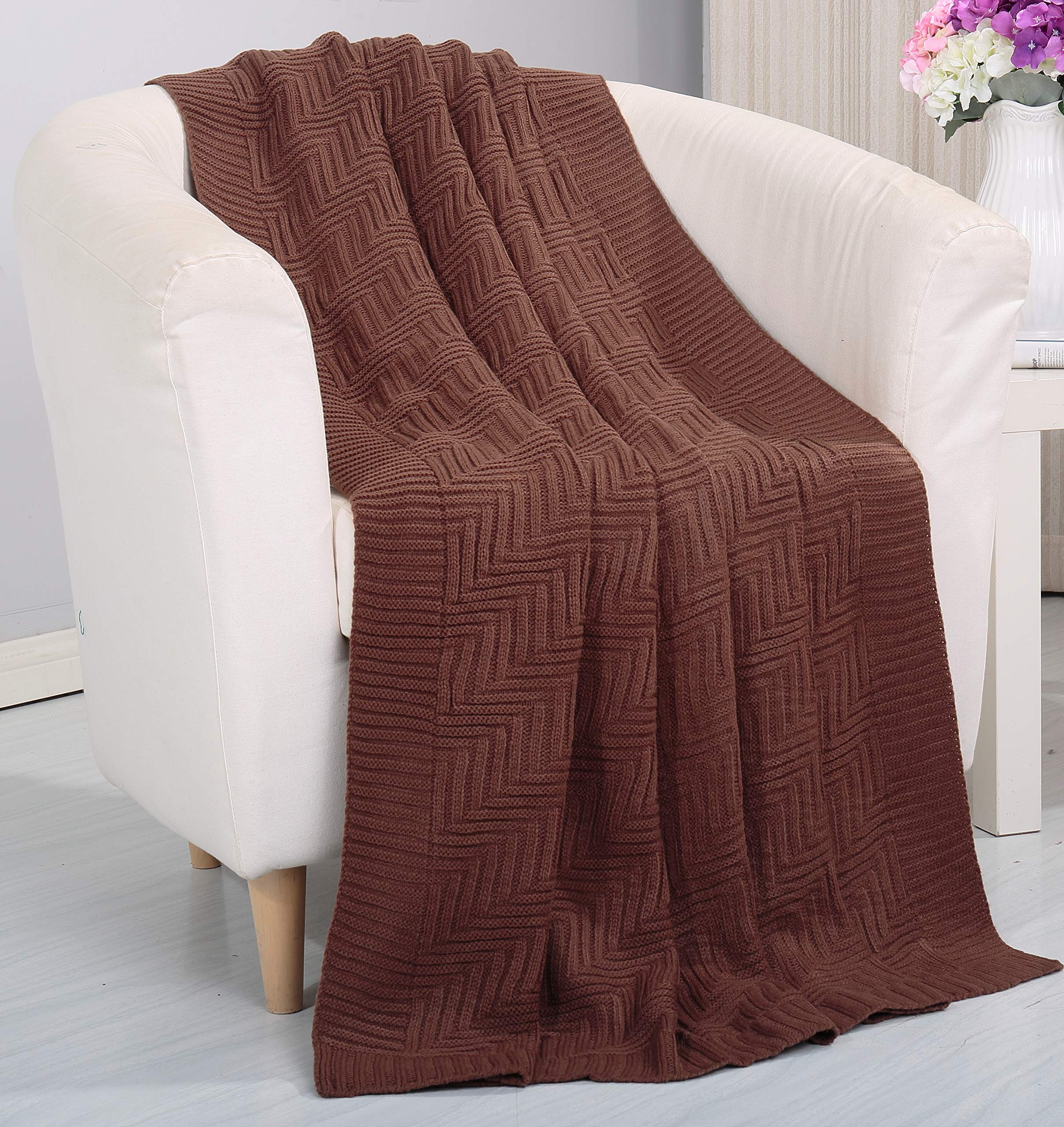 Faith, Hope, Love Home Decor Soft Piet Touch Classic Woven Knitted Throw Blanket - Best Buy Furniture
