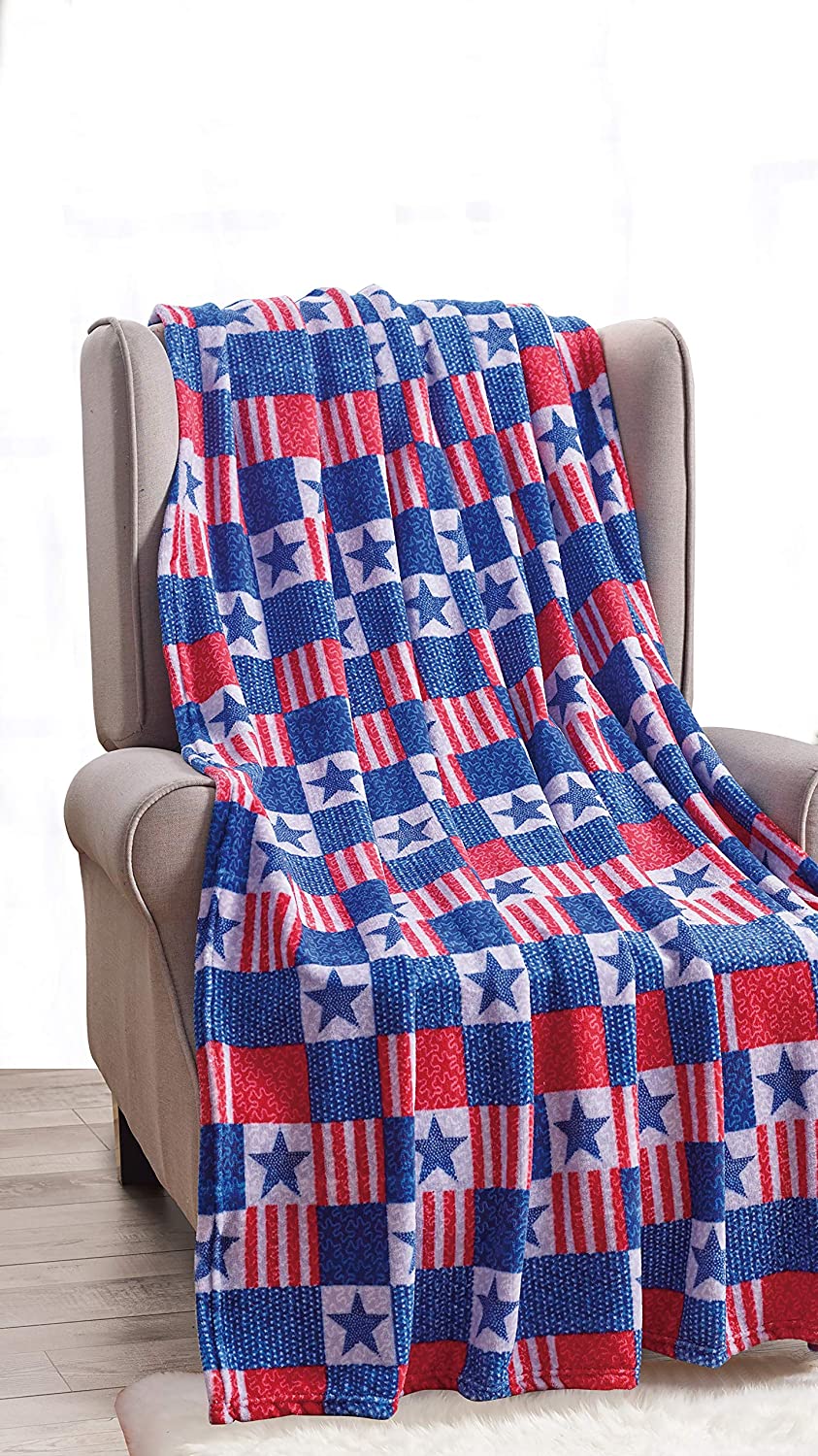 American pride collection microplush throw blanket (50" x 60")