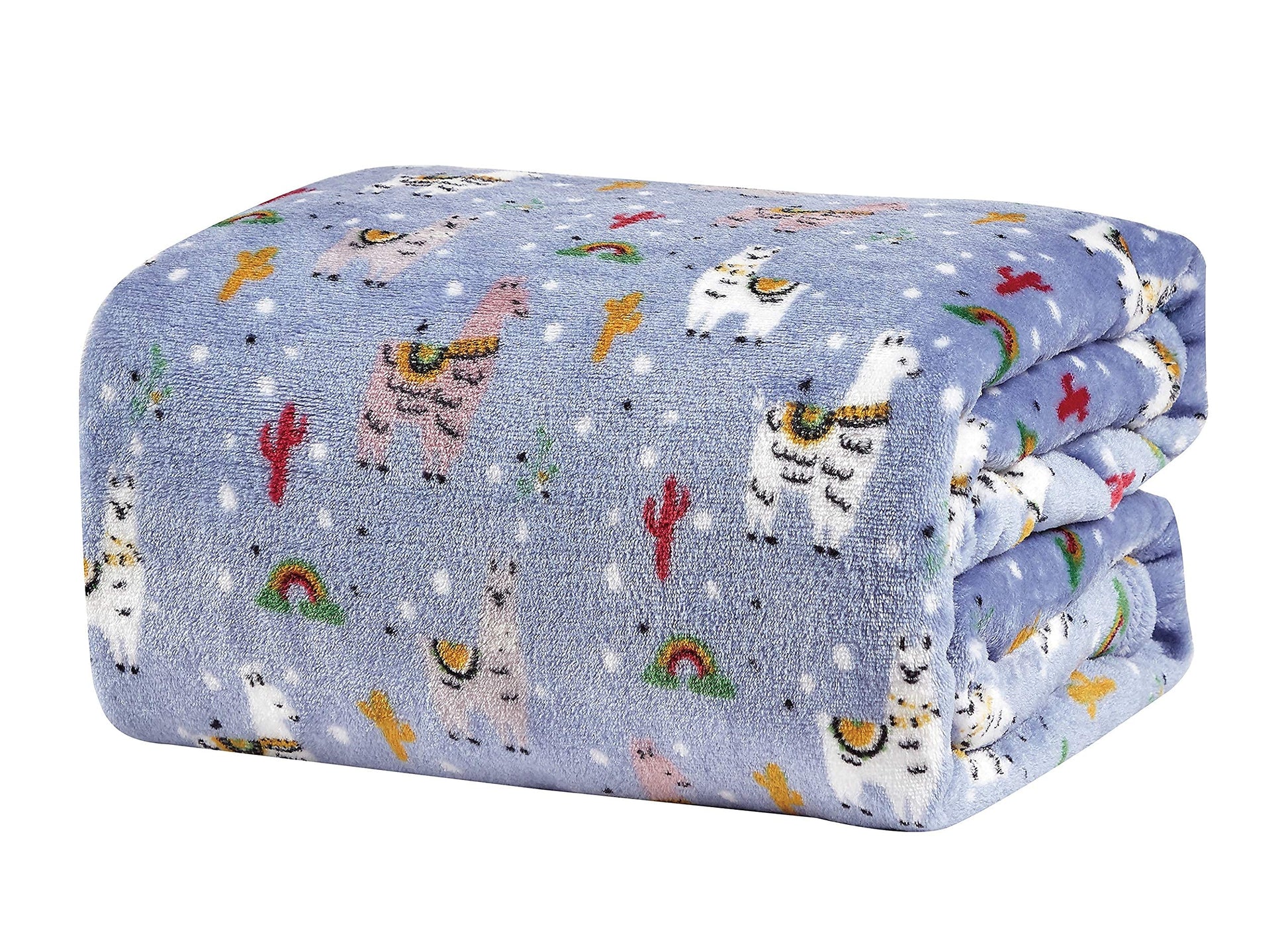 Decor&More Whimsy Collection Microplush Llama Blanket (50" x 60") - Llama Llama Throw Blanket - Best Buy Furniture