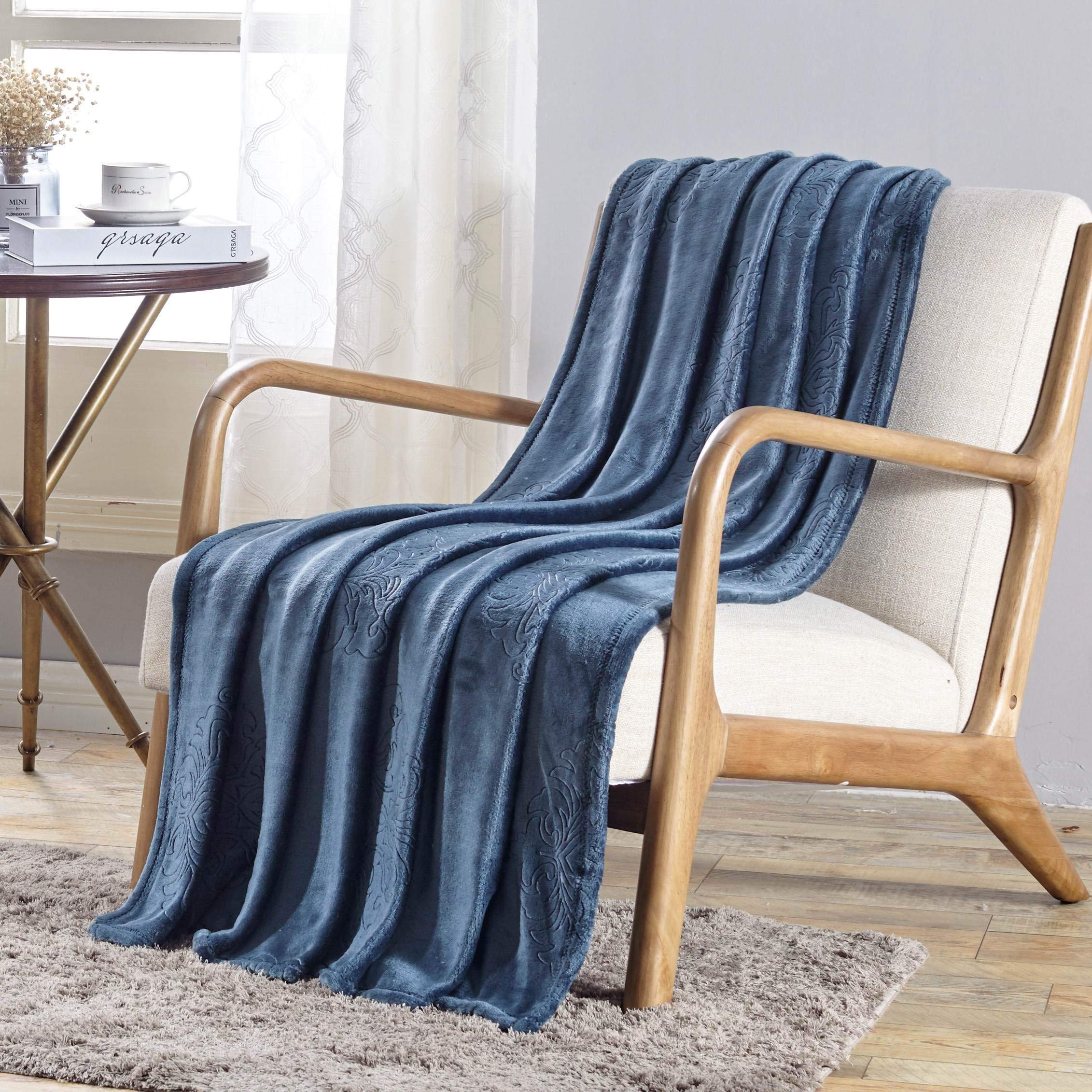 Faith, Hope, Love Home Decor Fleur De Lis Embossed Ultra Lush Paris Throw Blanket - Best Buy Furniture