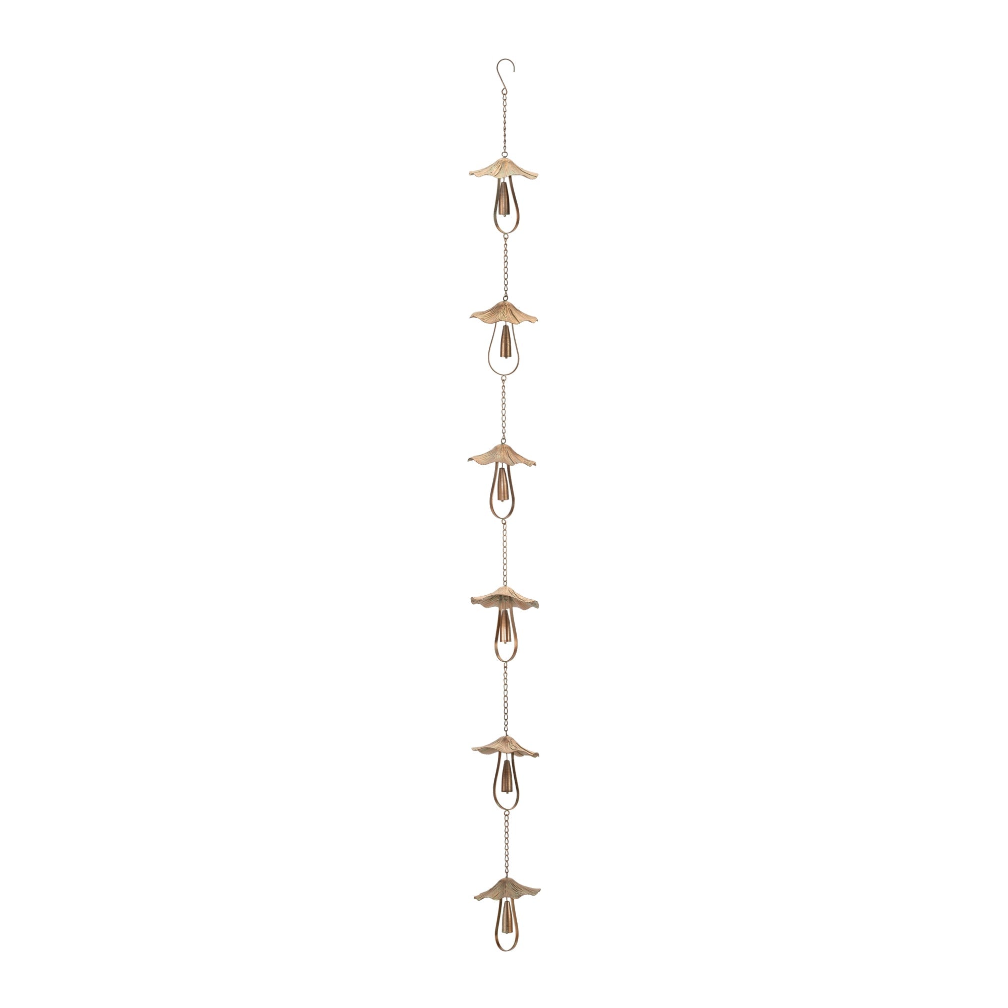 Mushroom Rain Chain 62"L