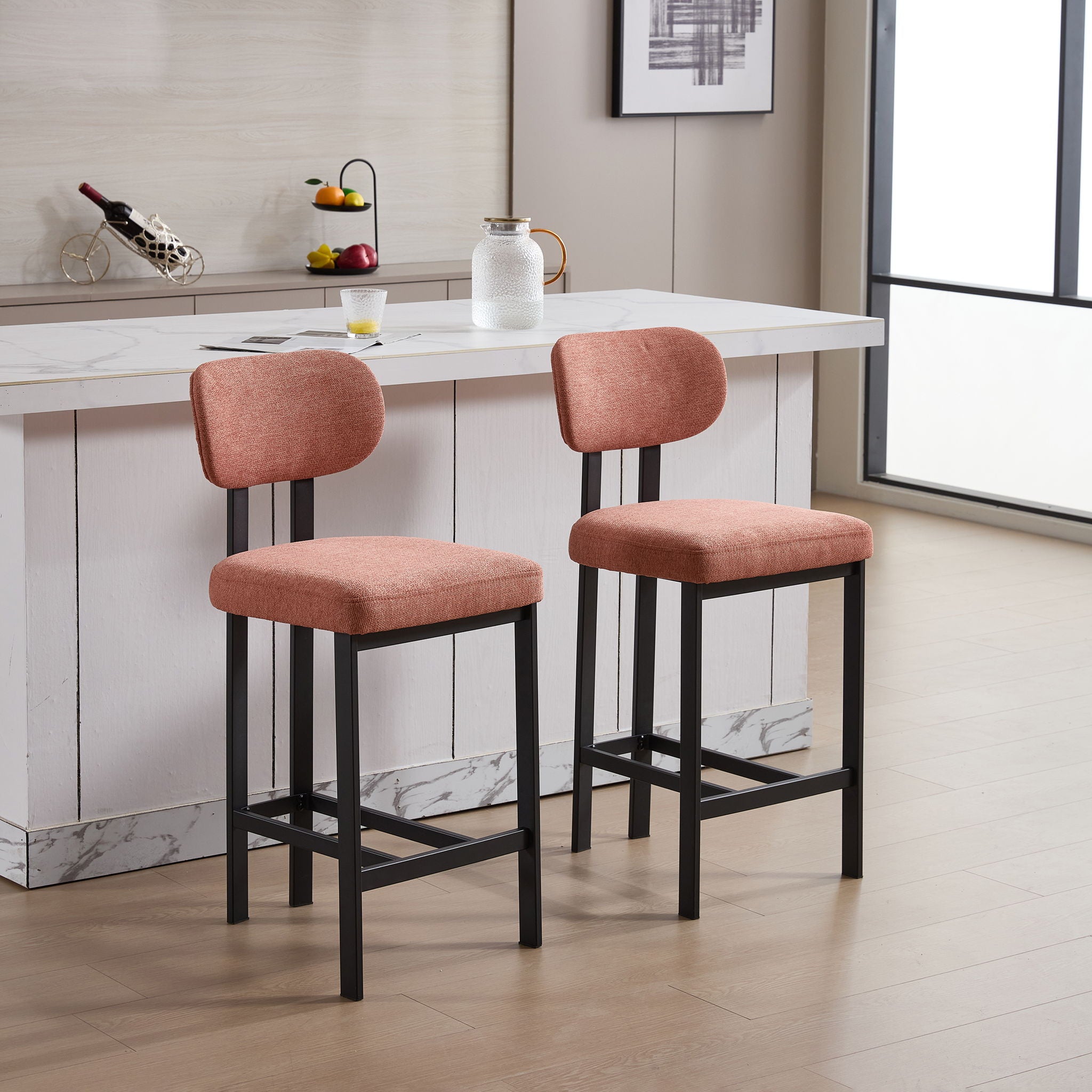 Modern Counter Height Stools (Set of 2)