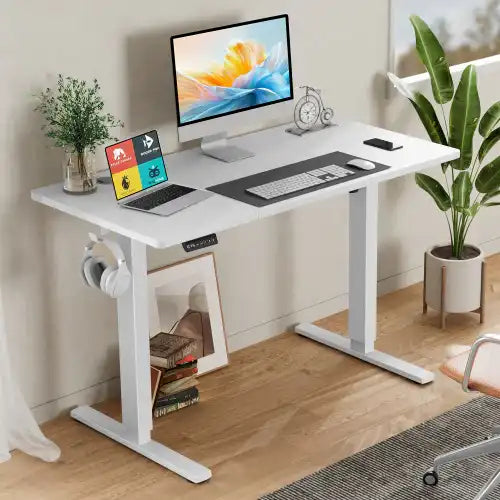 Adjustable Height Electric Standing Desk, 63x24 Inch, Ergonomic Gaming Desk