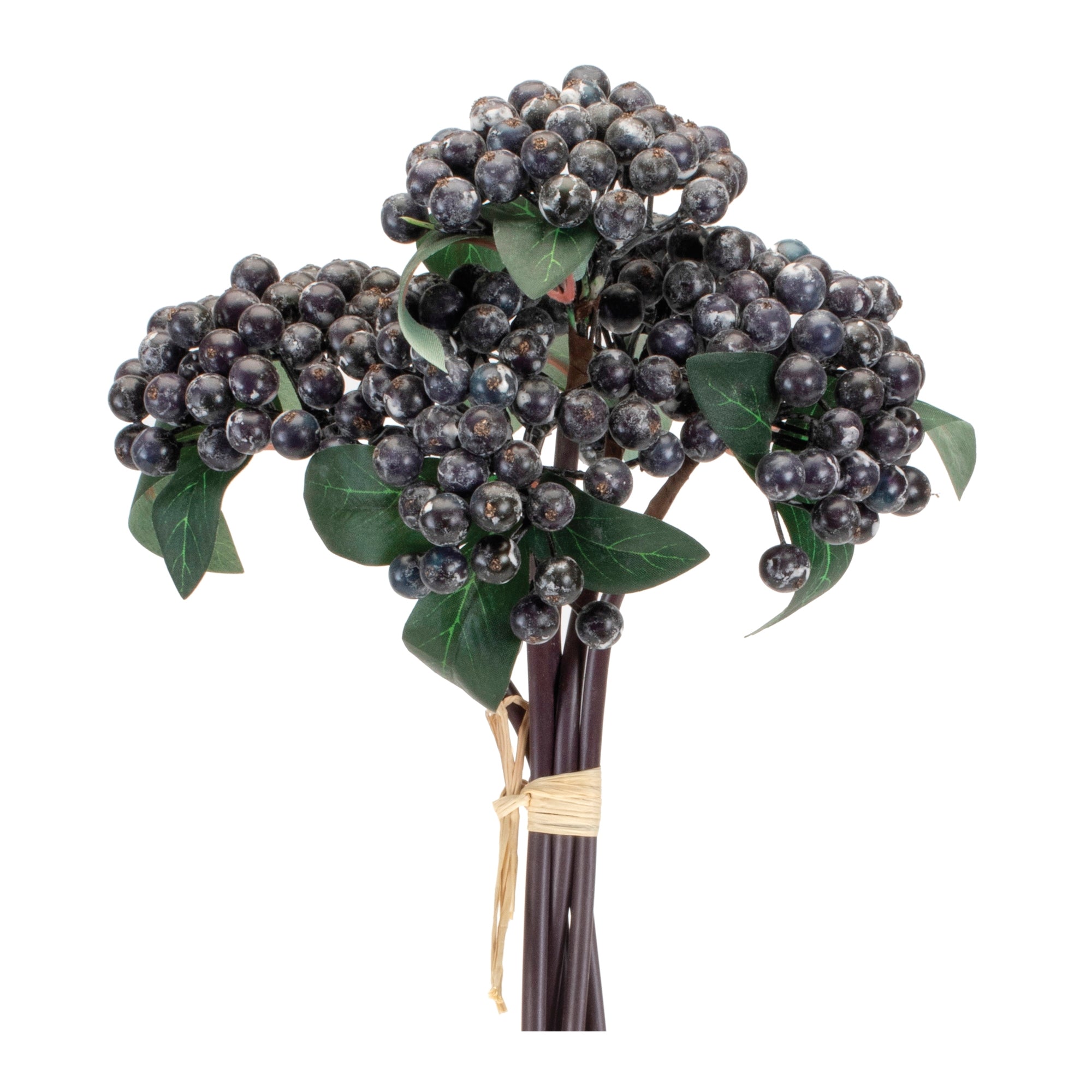 Blue-Berry-Bundle-(Set-of-2)-Artificial-Flowering-Plants