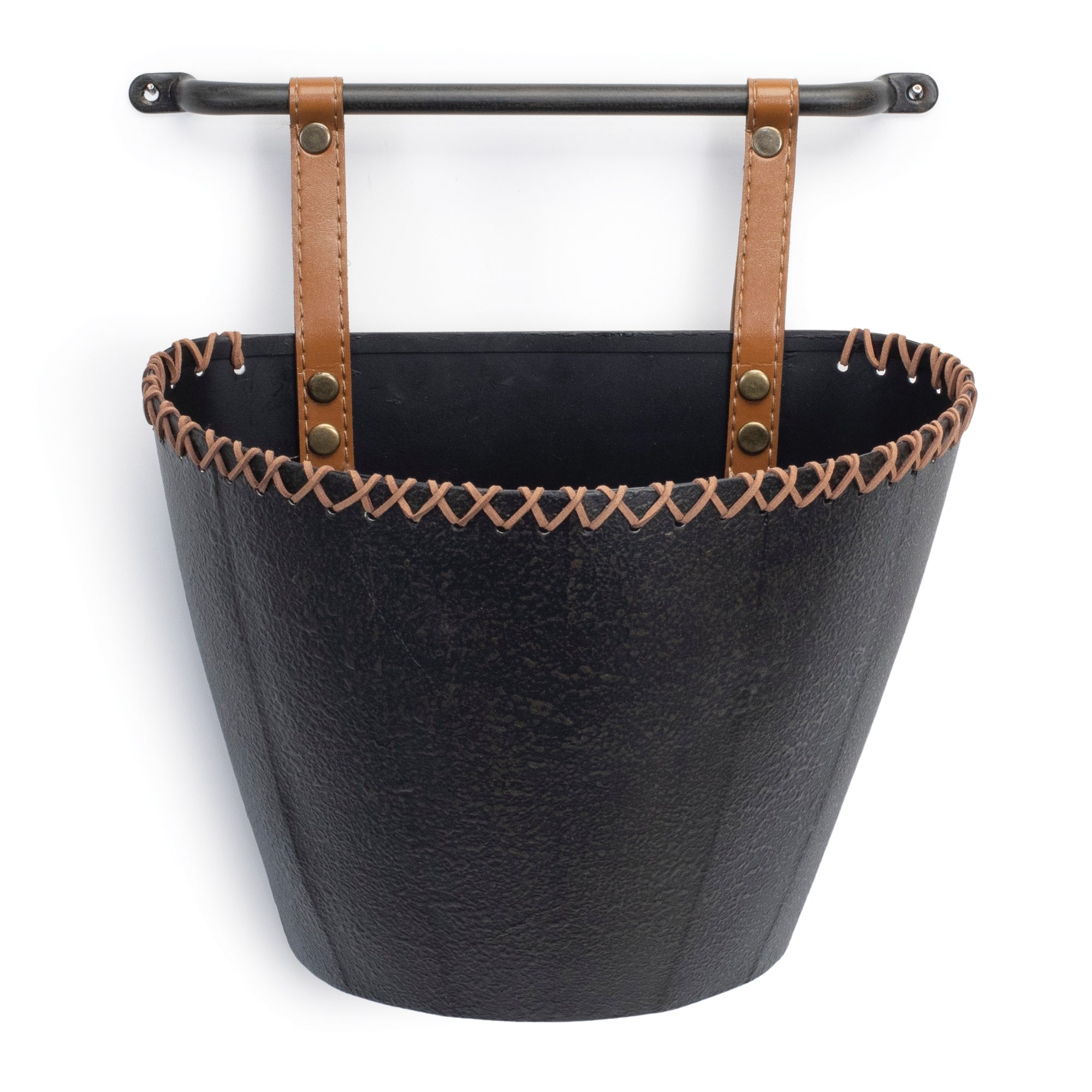 Iron metal wall pocket (set of 2)