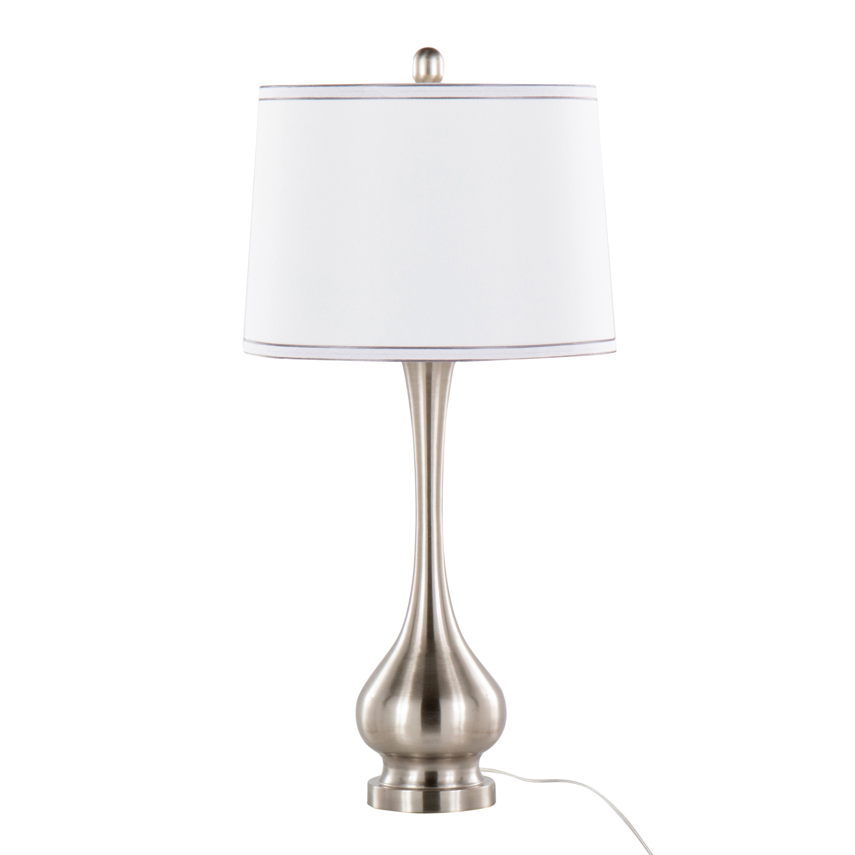 Cairo 28.75" Contemporary Metal Table Lamp Set of 2