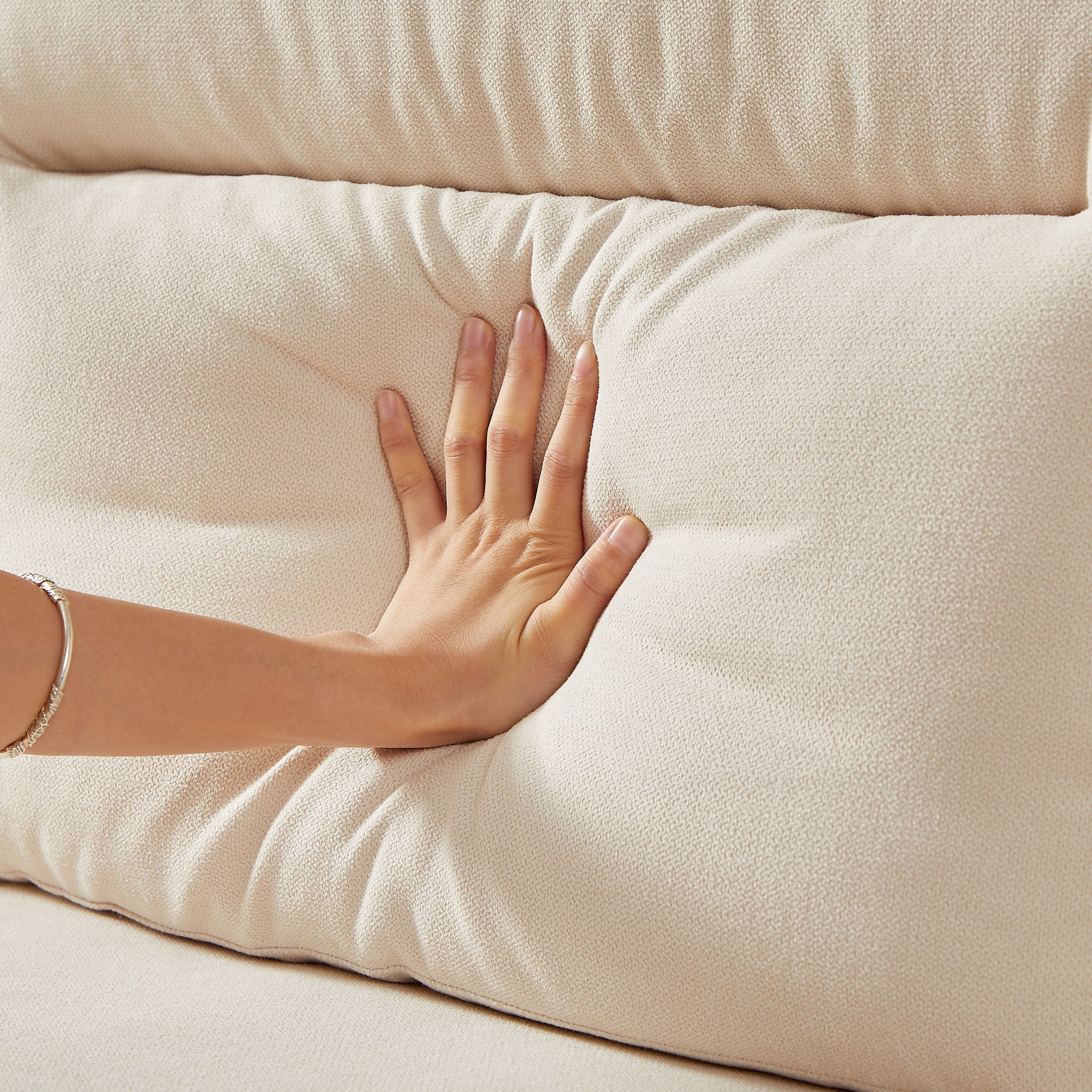 3 Seater Elegant Stationary Sofa