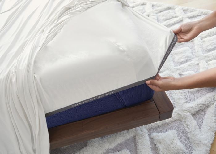 BedGear Vertex Sheet Set, Bright White, Split King / Split Cal King