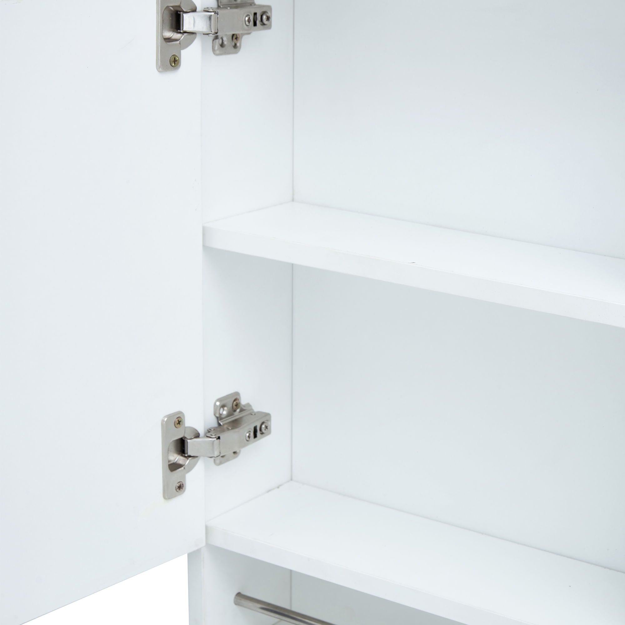 Bathroom Mirror Medicine Cabinet Wall Mounted With Shelves
