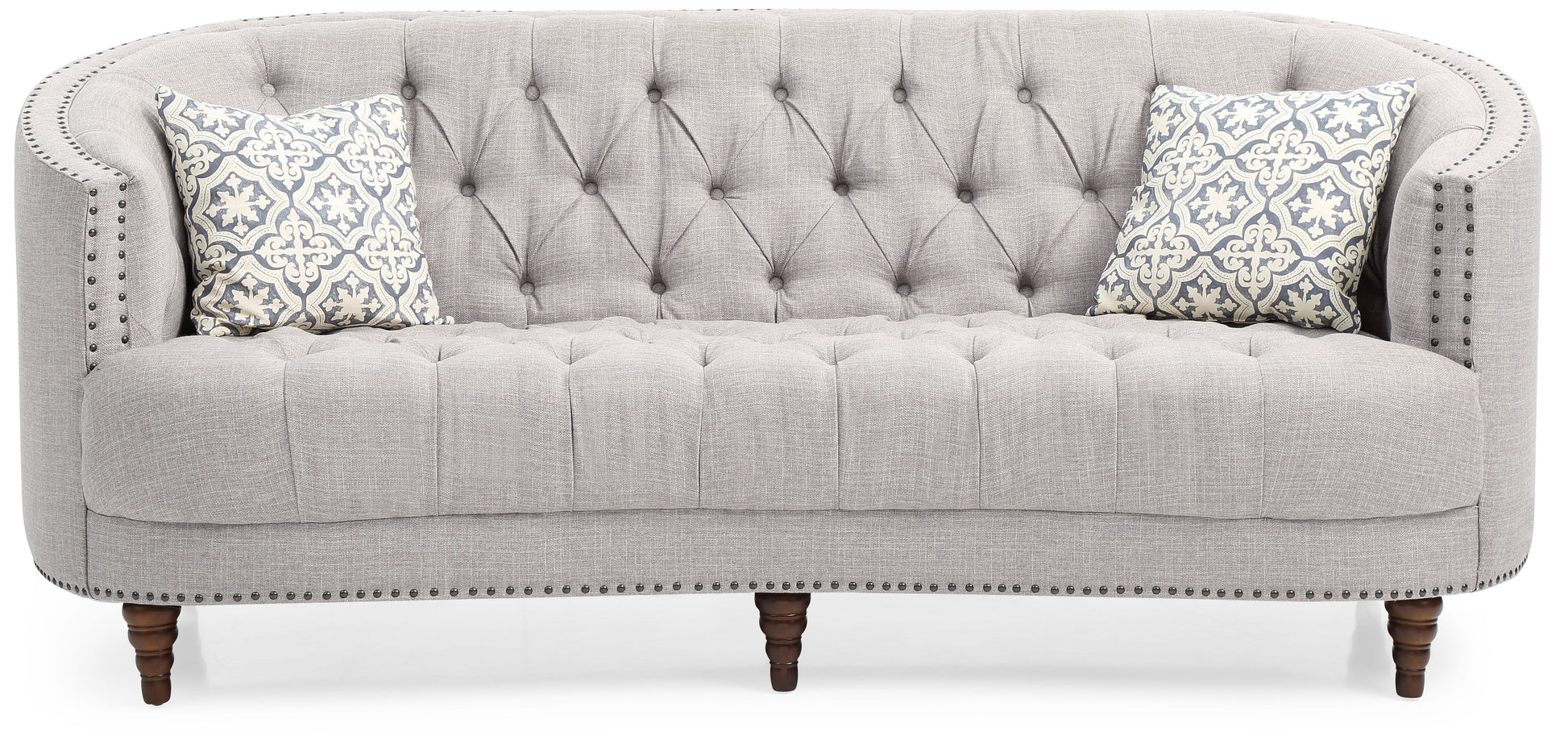 Dania - Luxurious Velvet Sofa - Best Buy Furniture