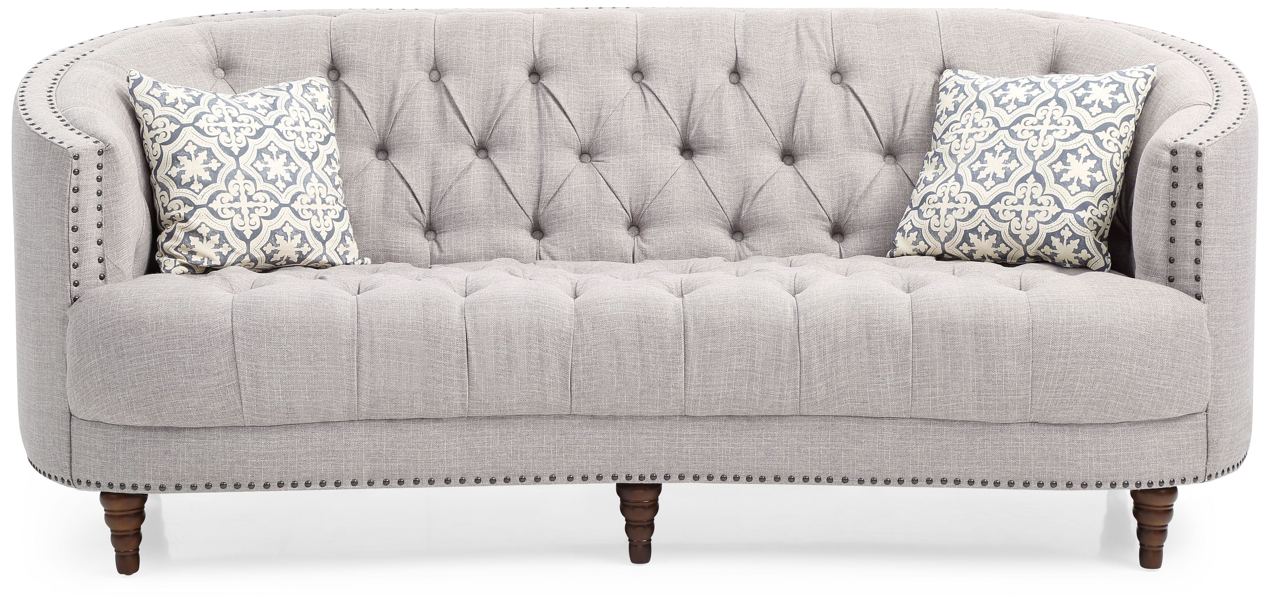 Dania - Luxurious Velvet Sofa - Best Buy Furniture