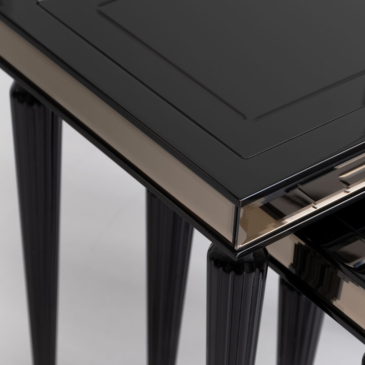 La Francaise - Nesting Tables (Set of 3) - Black Ice