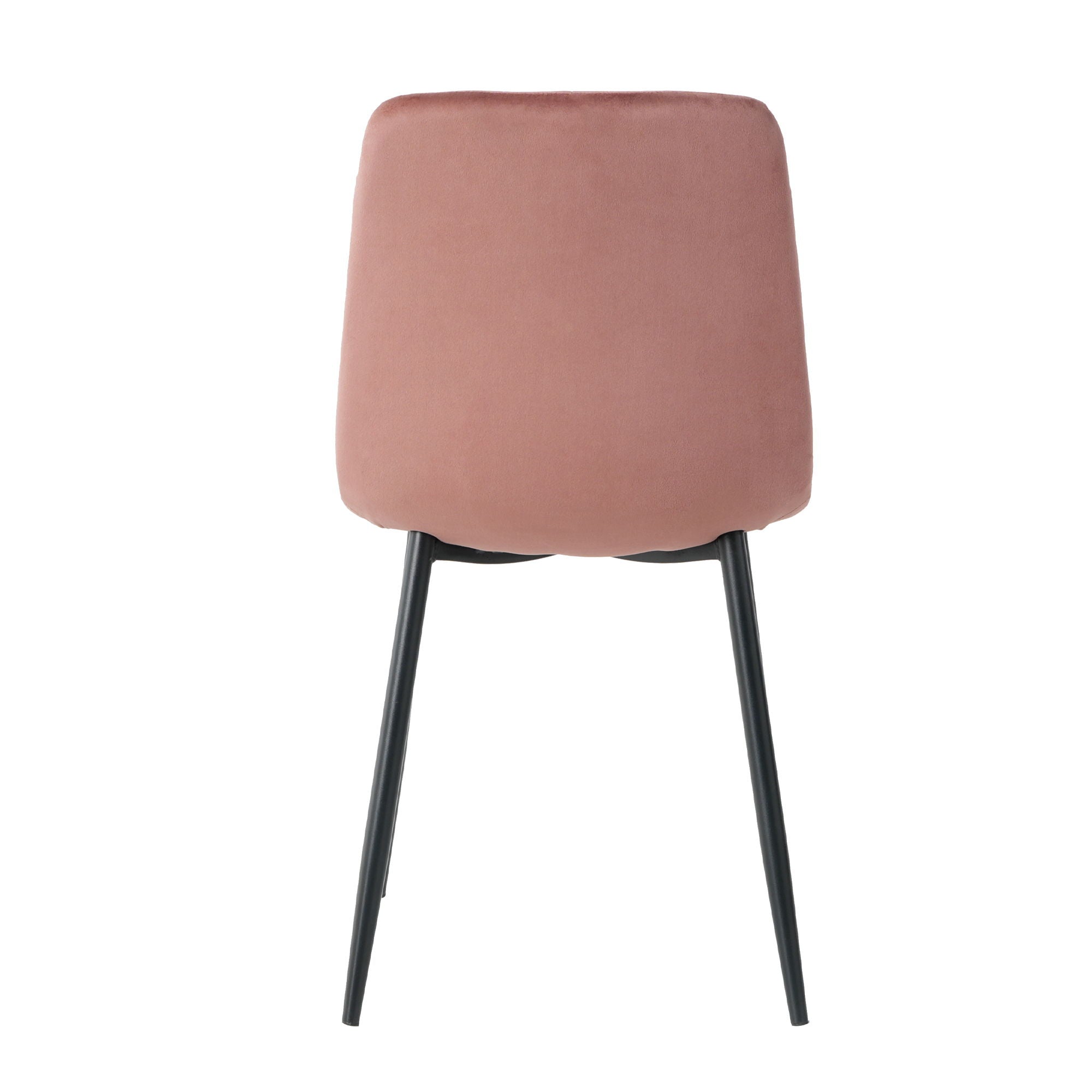 Dining Chair, Modern Kitchen Dining Chair With Cushion Back, Upholstered Side Chair With Coated Metal Legs, Family Kitchen Dining Room And Living Room
