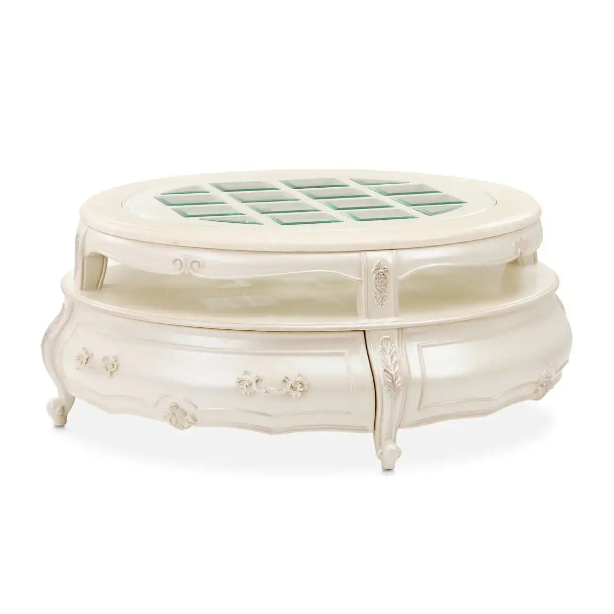 Lavelle - Round Cocktail Table - Classic Pearl